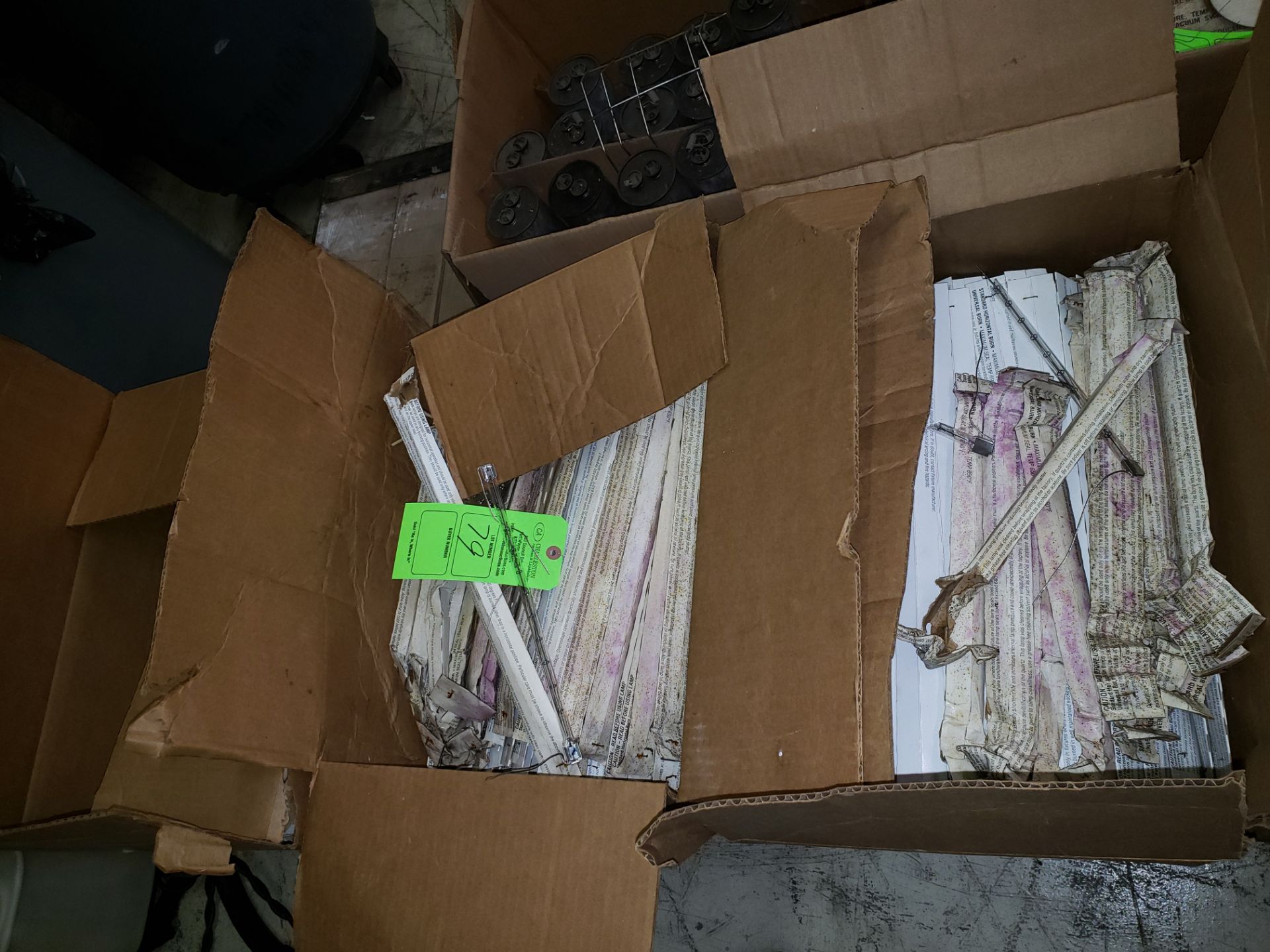 (3) BOXES OF GE HEATING LAMPS QH 800W 115-125V (LOCATED AT: 432 COUNCIL DRIVE, FORT WAYNE, IN