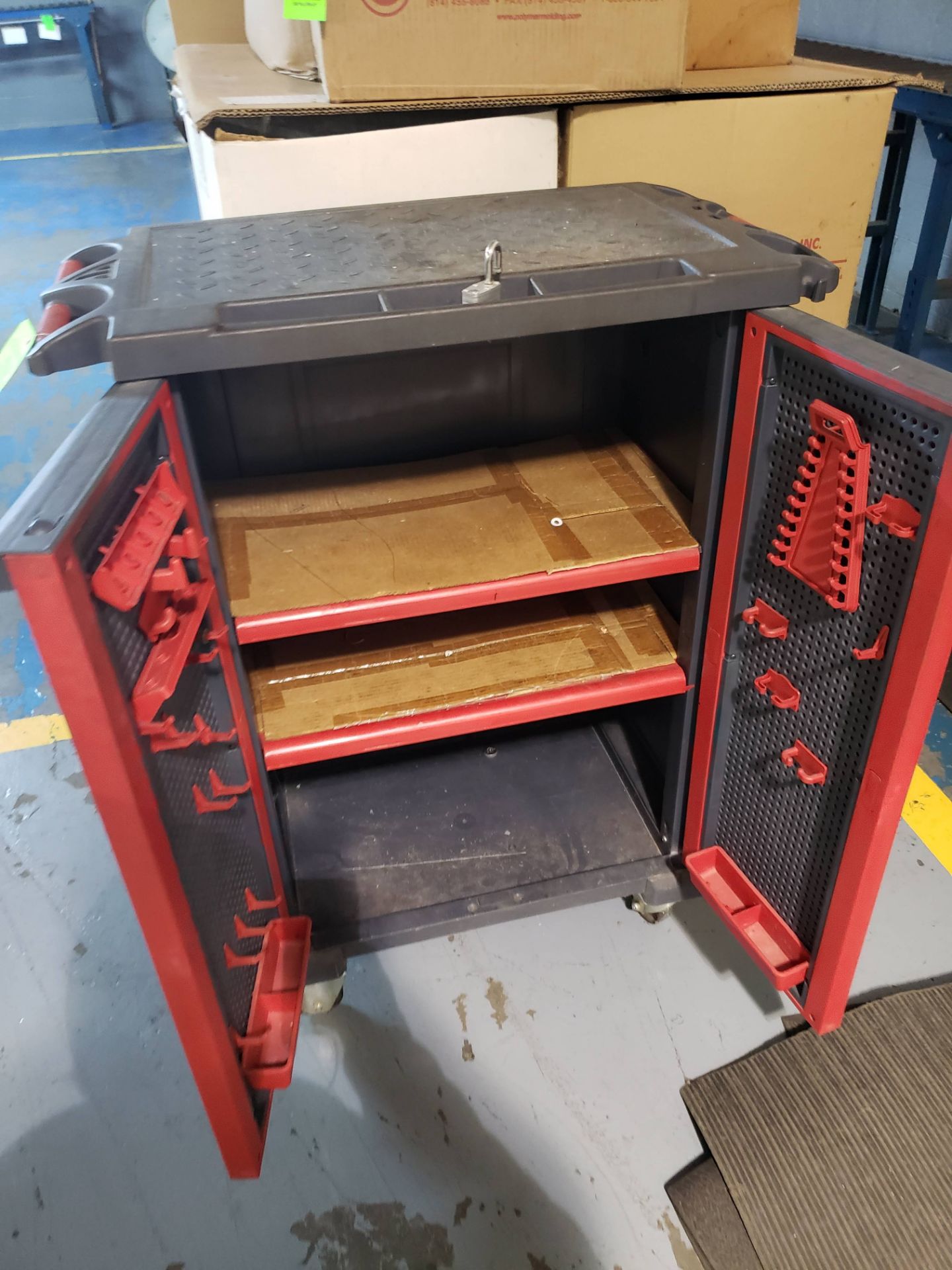 PLASTIC ROLLING TOOL CABINET