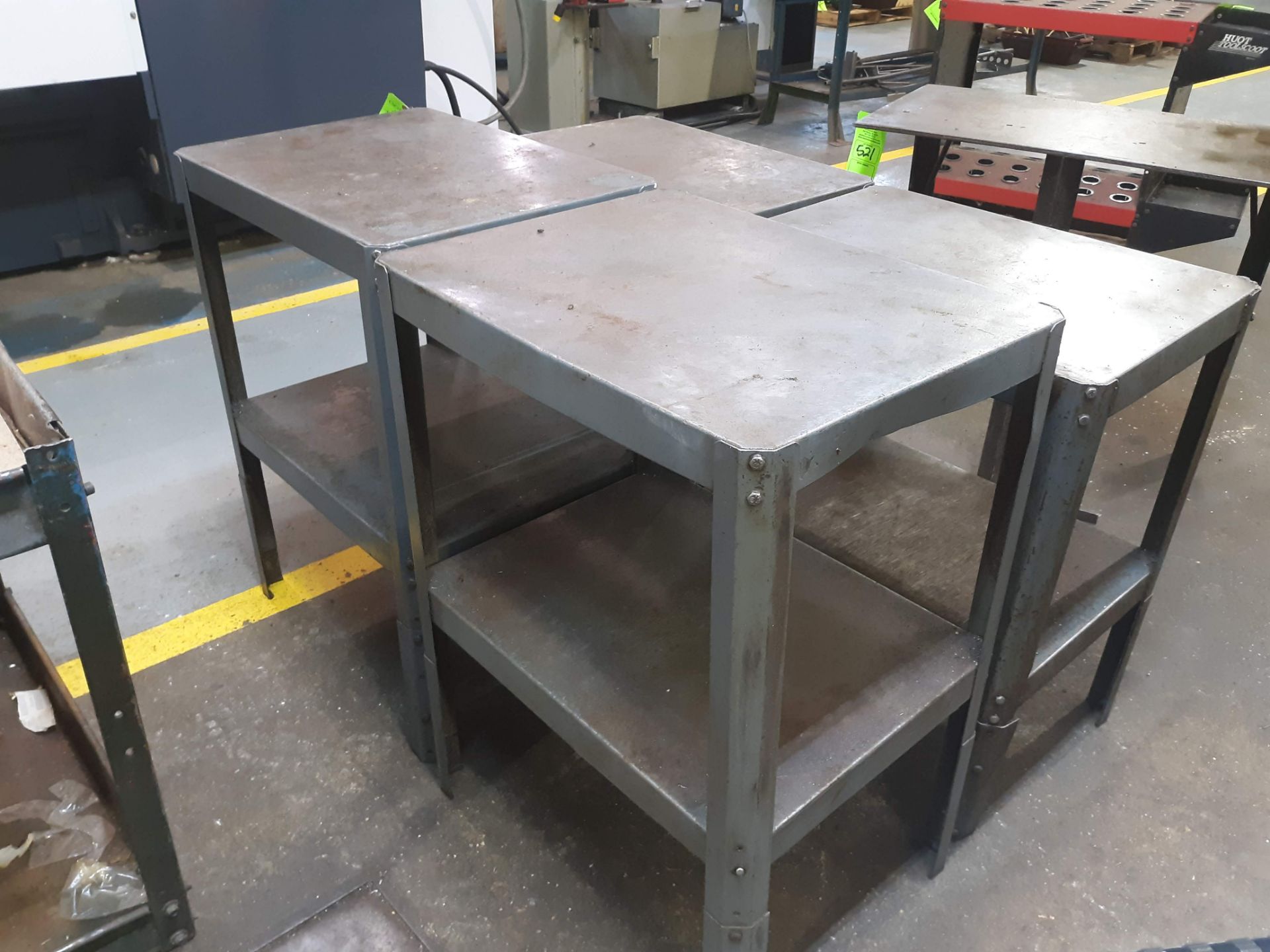 LOT OF (4) METAL TABLES - Image 2 of 2