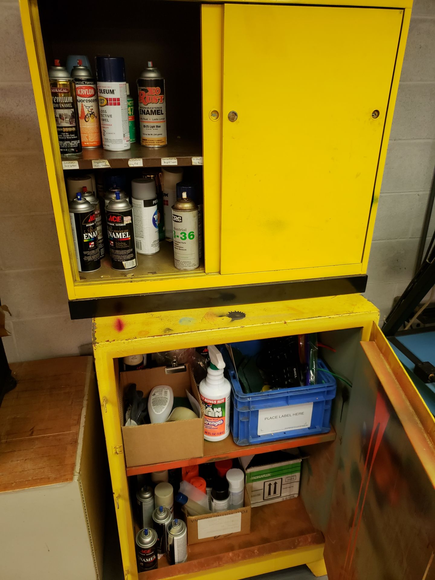 (2) CABINETS & CONTENTS -PAINT - Image 2 of 2