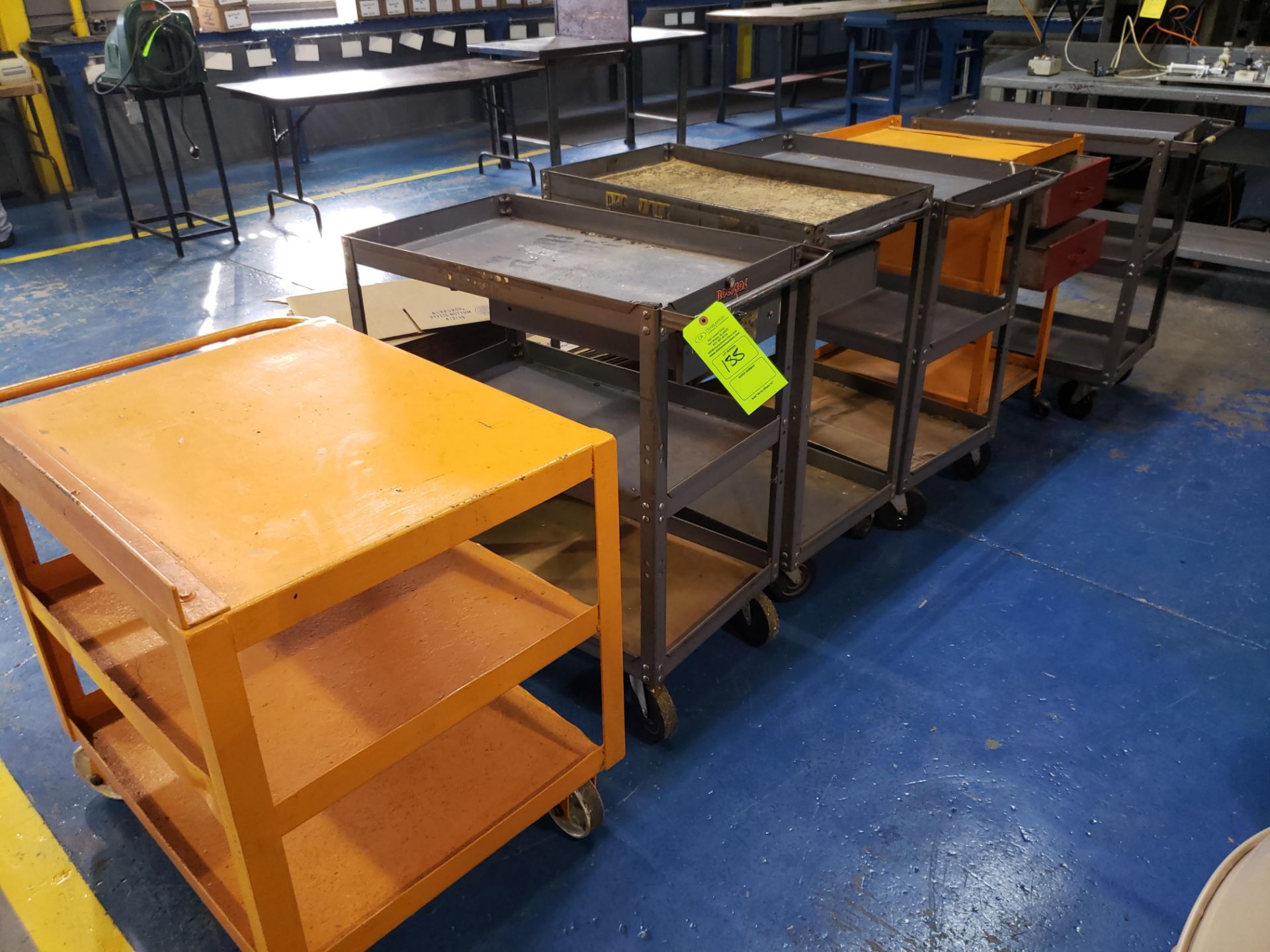 (6) METAL UTILITY CARTS