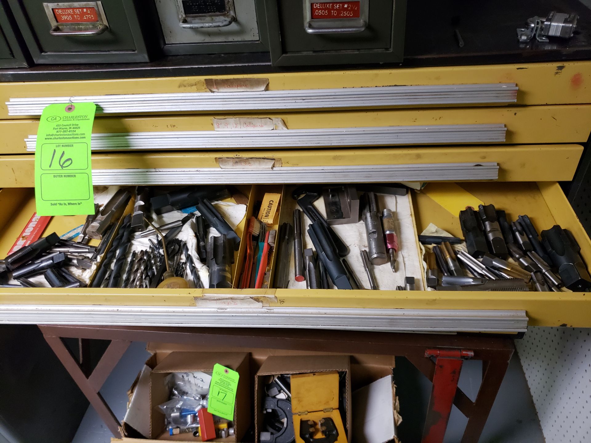 PARTS CABINET & CONTENTS - Image 2 of 4