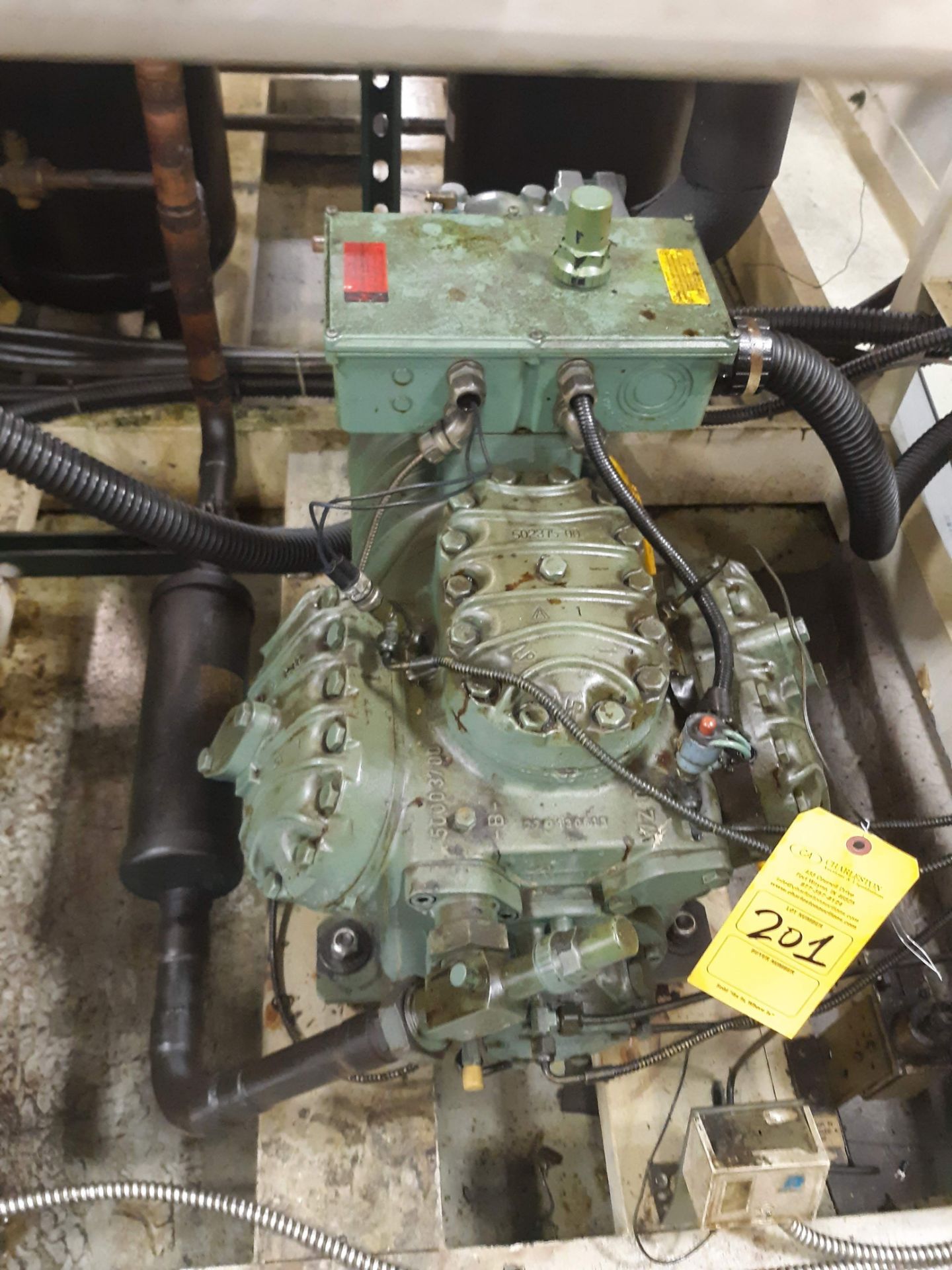 BITZER HIGH PRESSURE OIL COMPRESSOR PUMP TYPE-6B5406PH-2NU S#2584974659 (LOCATED AT: 131 W.