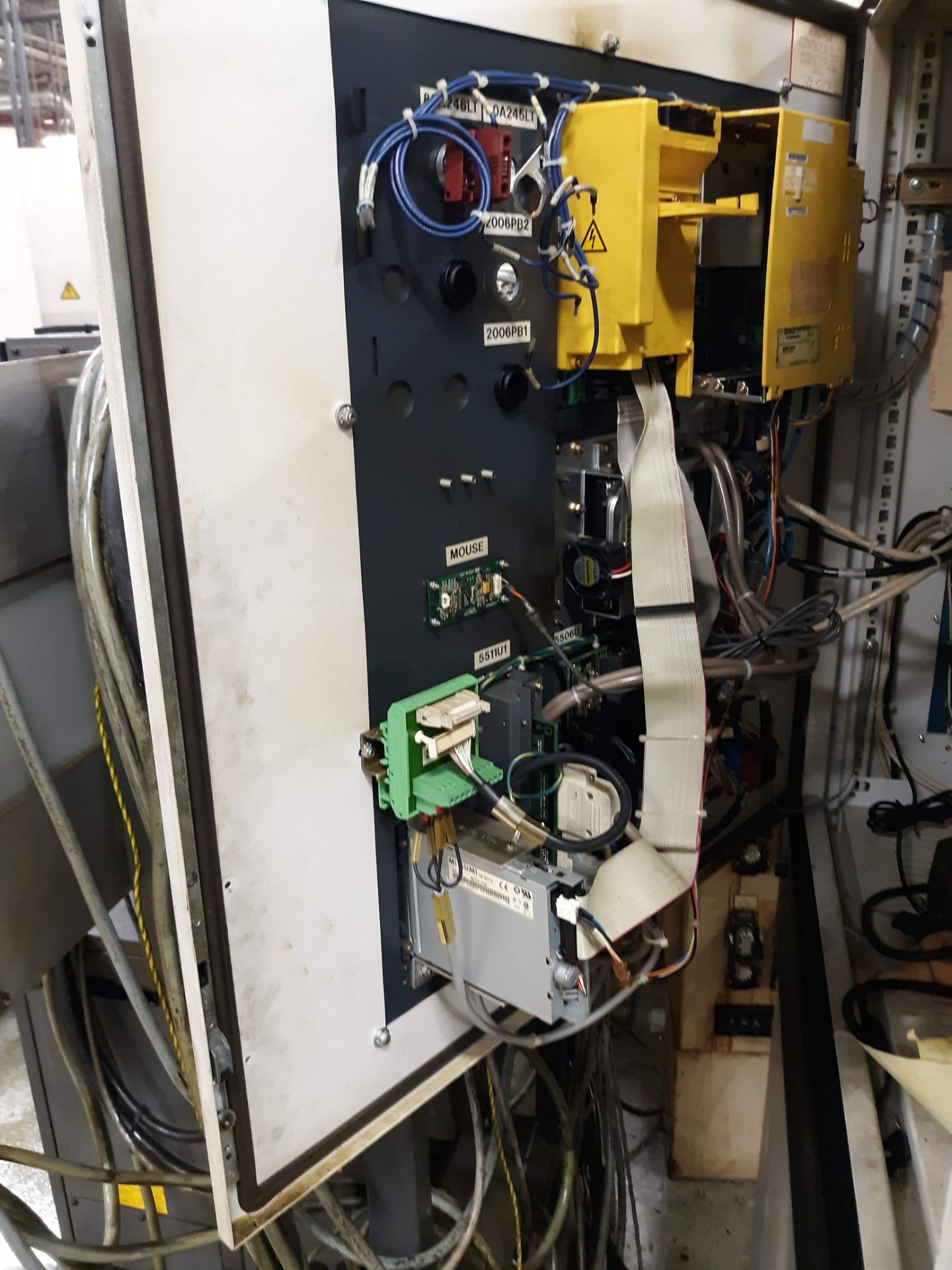 GE FANUC 160i-MB CONTROL PANEL W/ FANUC PENDANT CONTROL (NO INFO TAGS) (LOCATED AT: 131 W. HARVEST - Image 4 of 4