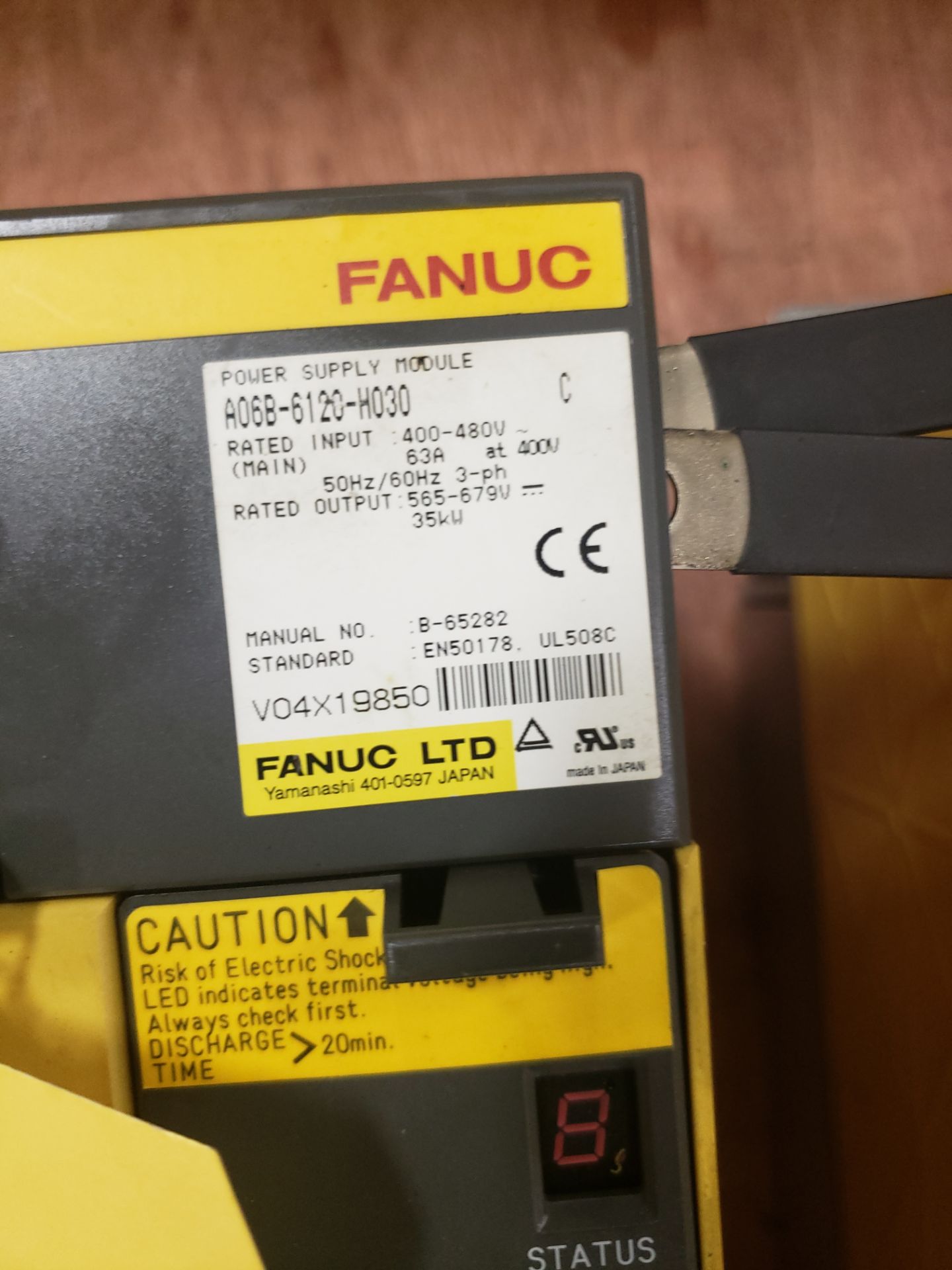 FANUC POWER SUPPLY MODULE MODEL-A06B-6120-H030 480V(LOCATED AT: 131 W. HARVEST STREET, BLUFFTON, - Image 2 of 2