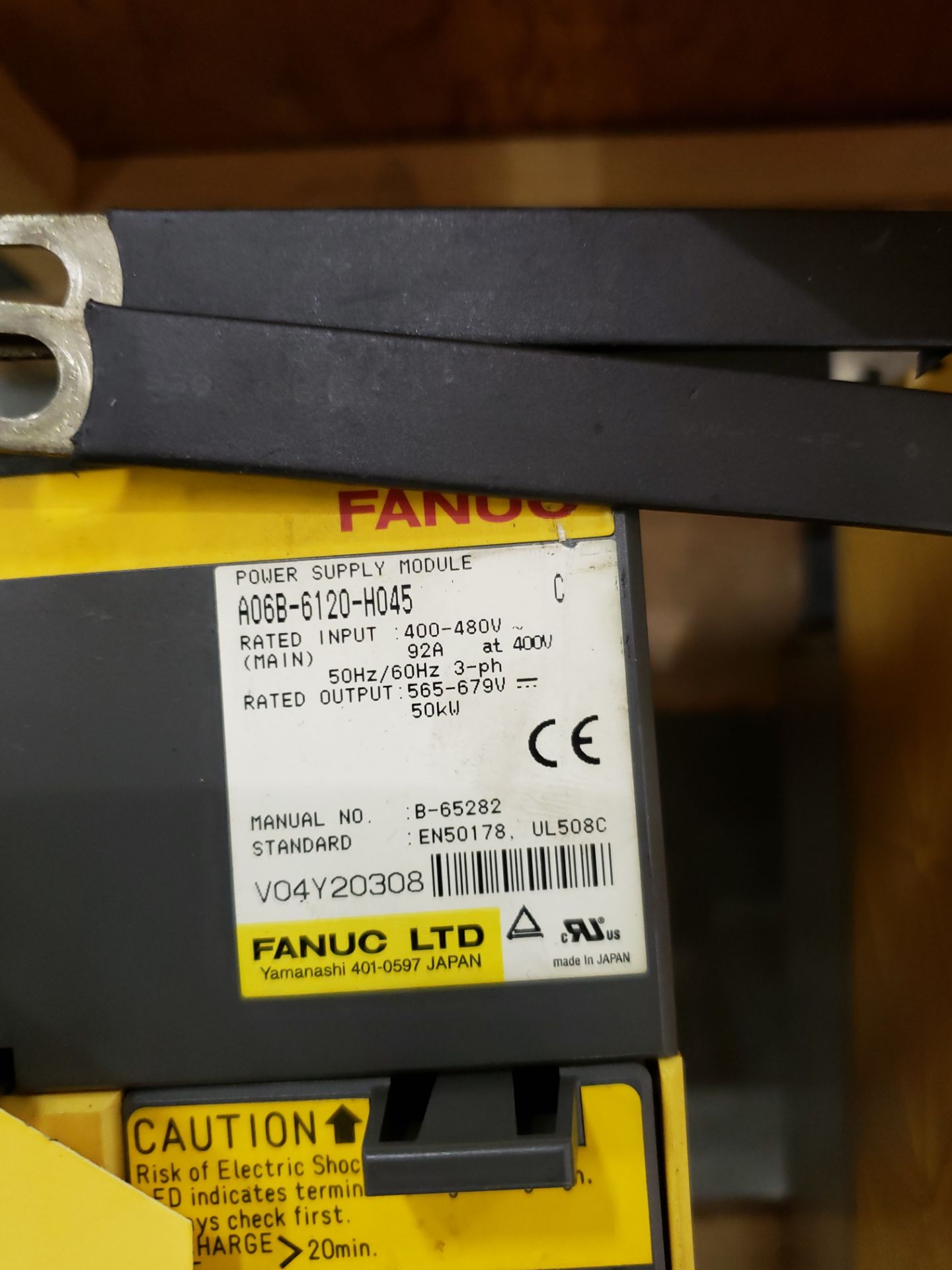 FANUC POWER SUPPLY MODULE MODEL-A06B-6120-H045 480V(LOCATED AT: 131 W. HARVEST STREET, BLUFFTON, - Image 2 of 2