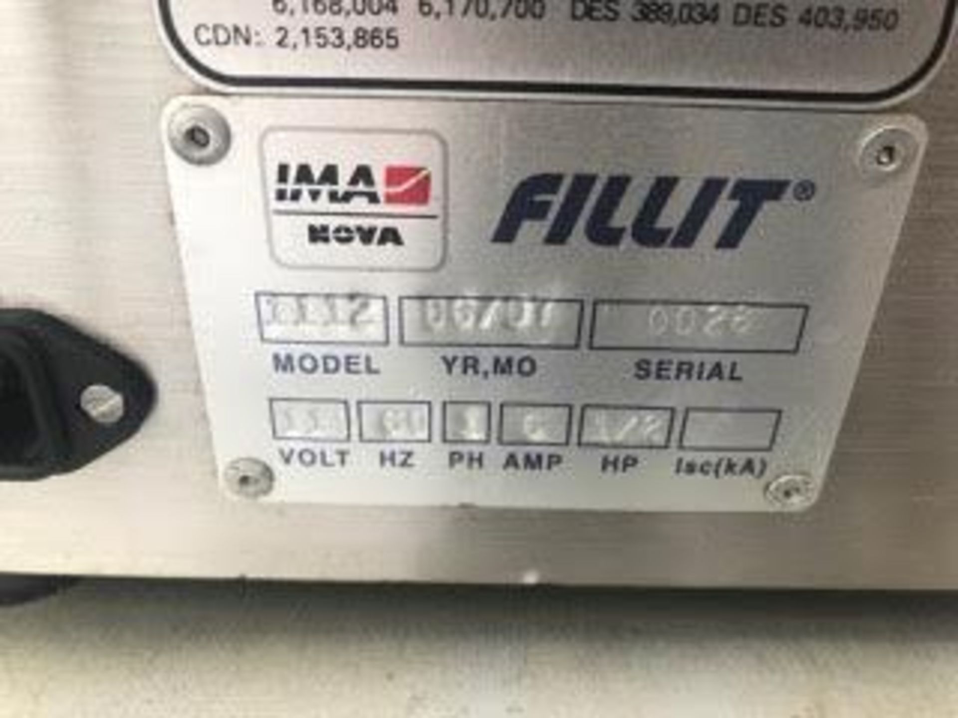 IMA/Kalish Power Fillit Four head Liquid Filler - Image 8 of 9