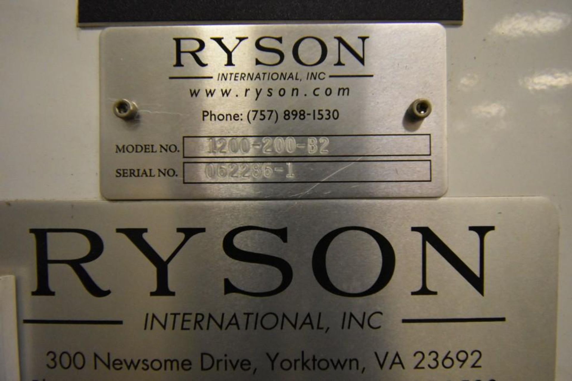 Ryson Spiral Conveyor Model 1200-200-B2. - Image 5 of 11