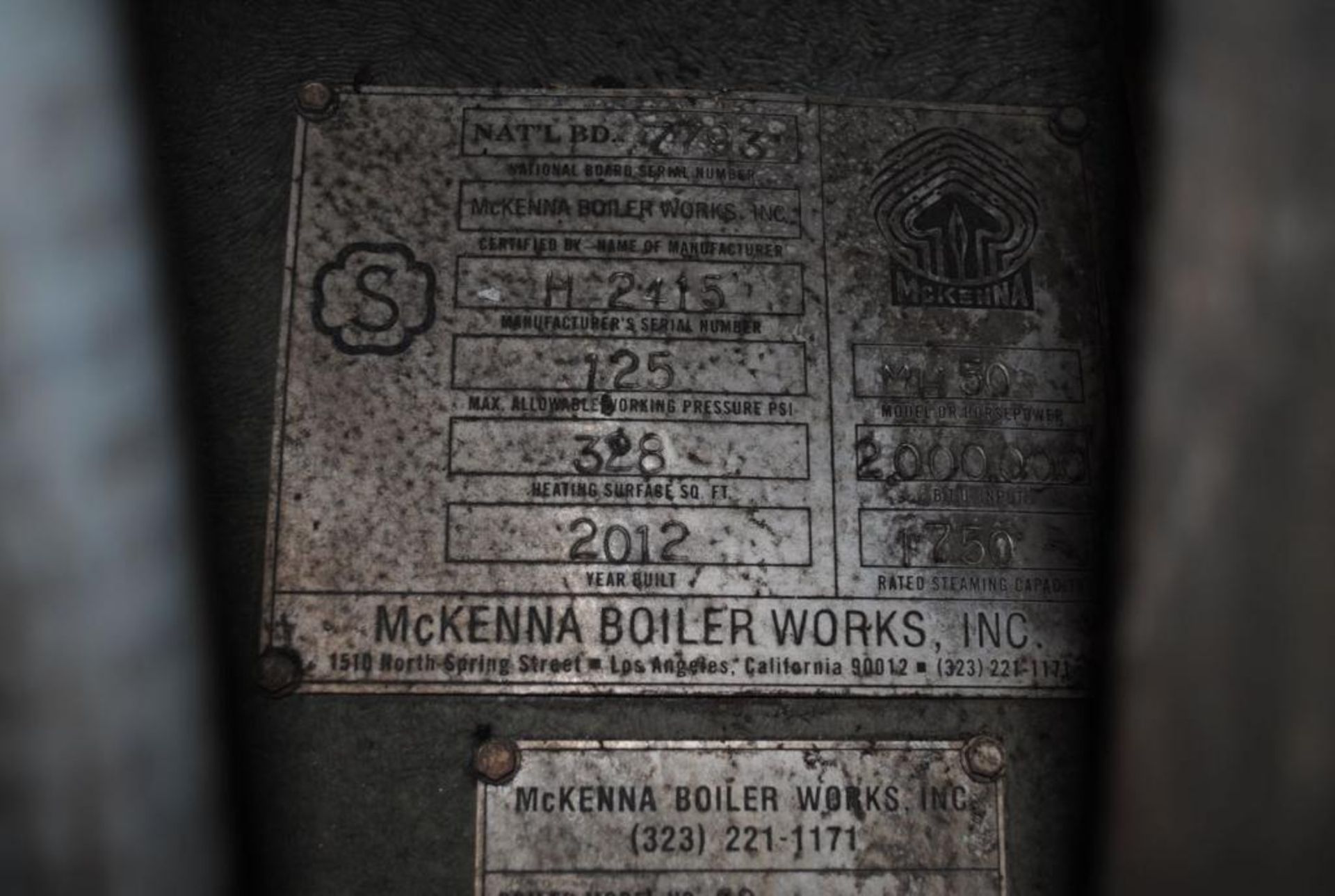 McKenna Boiler. Model MH50. - Image 13 of 19