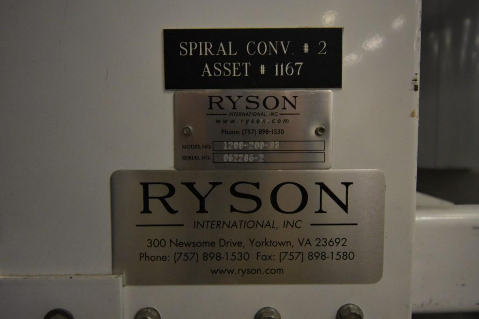 Ryson Spiral Conveyor - Image 3 of 6