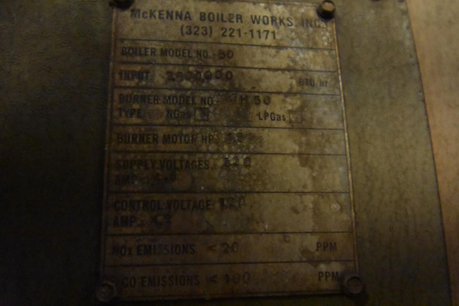 McKenna Boiler. Model MH50. - Image 18 of 19