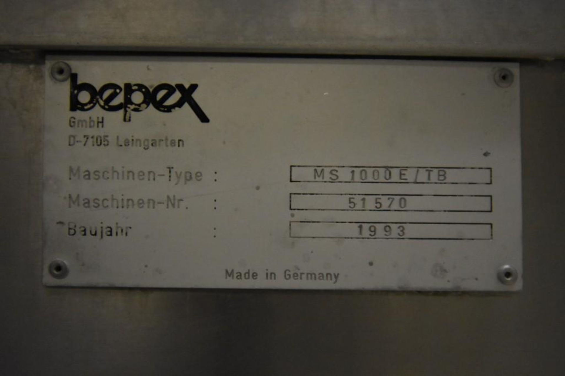 Bepex MS 100 E/TB Guillotine - Bild 6 aus 11