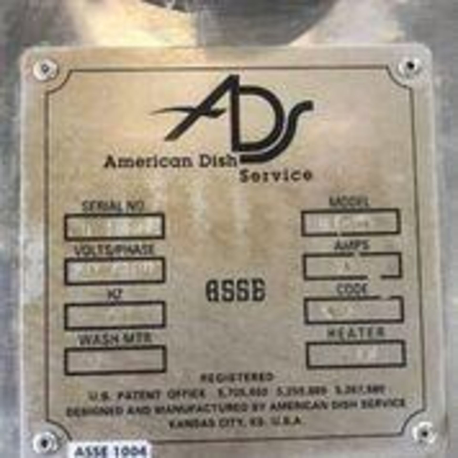 American Dish Service HT25 - High Temp Comm