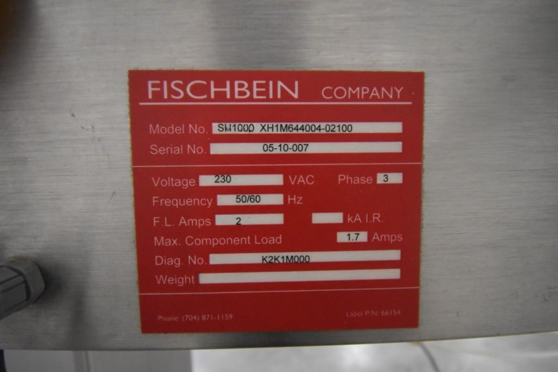 Fischbein Saxon SH 1000 Heat Sealer - Image 4 of 4