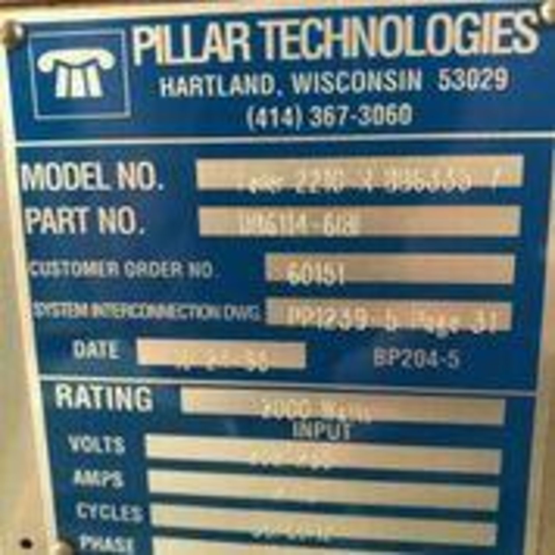 Pillar Technologies Heat Induction Foiler - Image 2 of 3