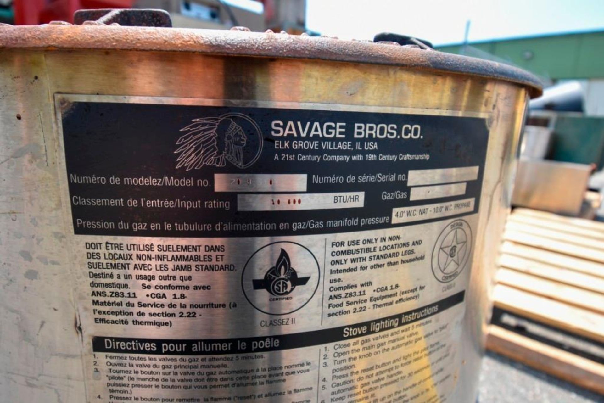 Economy Savage Bros Burner - Image 3 of 6