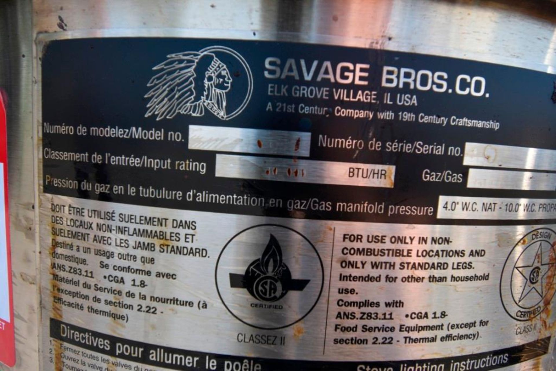 Economy Savage Bros Burner - Image 6 of 6