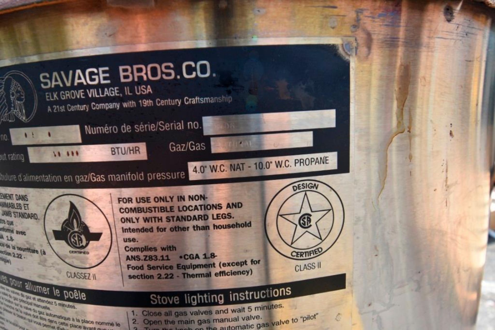 Economy Savage Bros Burner - Image 4 of 6