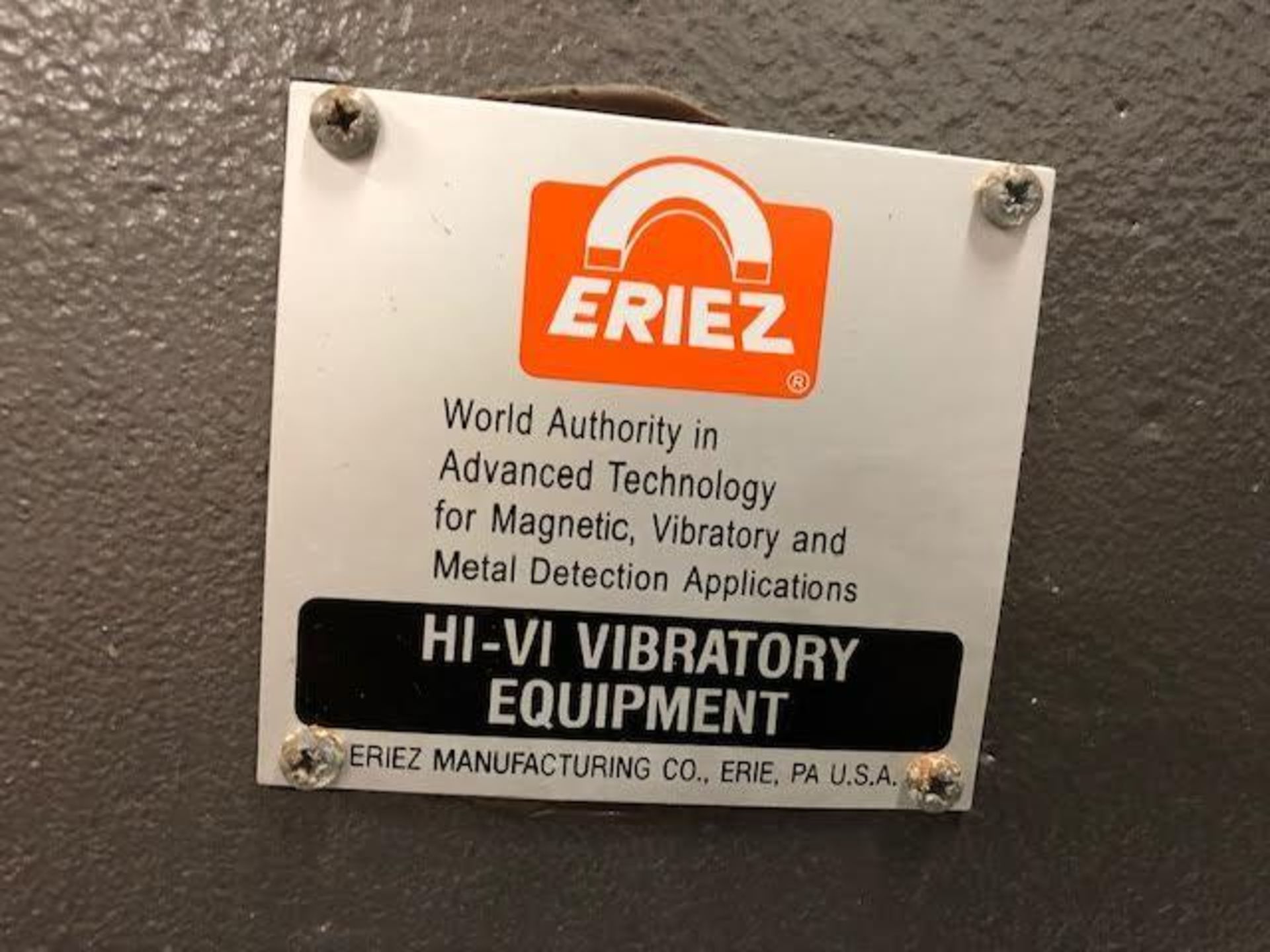 Eriez Hi Speed Vibratory Deck Salter - Image 4 of 6