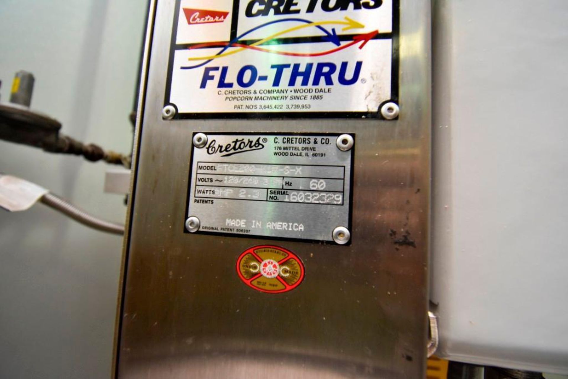 Kernel Elevator Cretors Flo-Through - Image 3 of 4