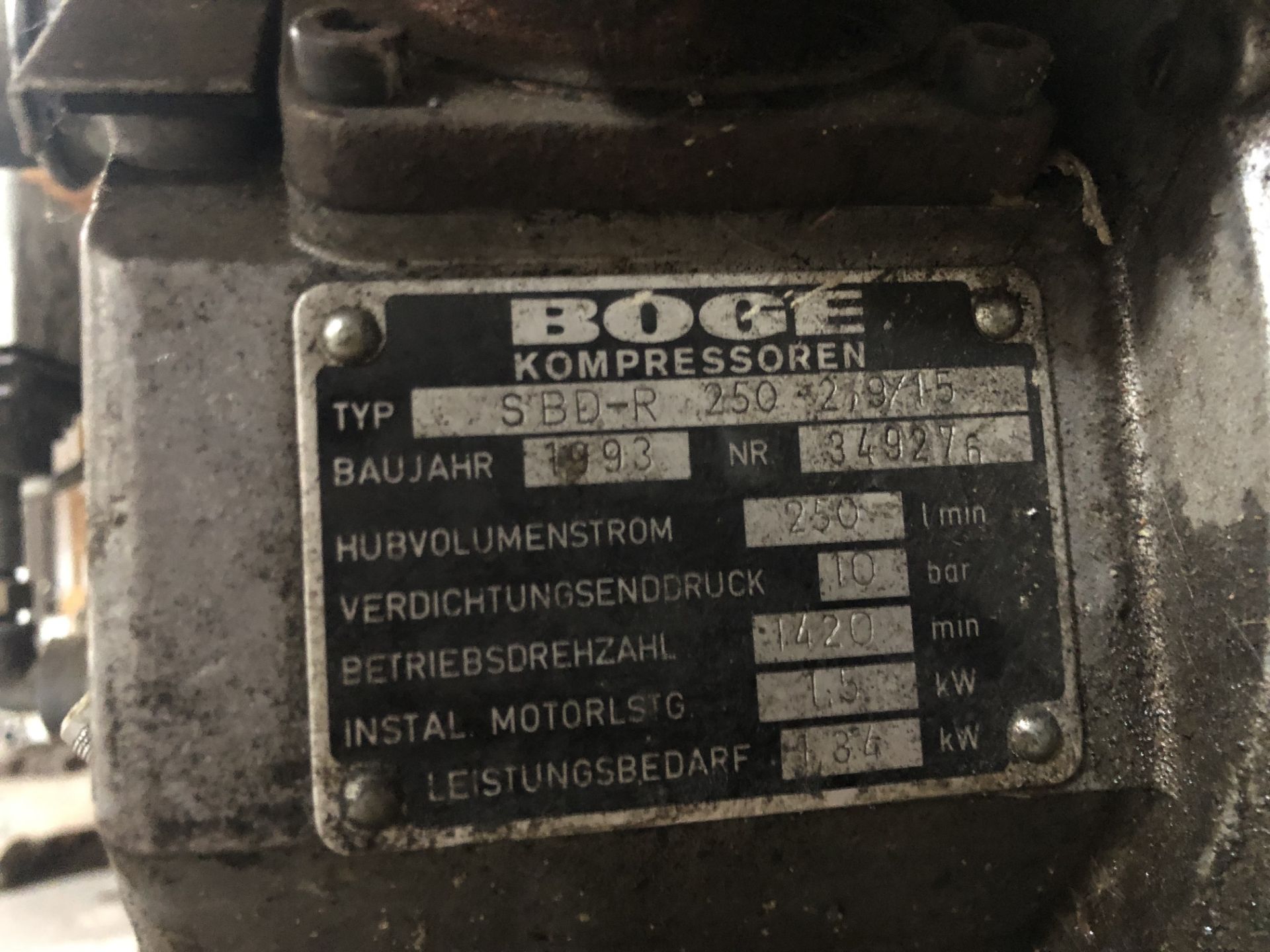 BOGE Compressor - Image 2 of 2