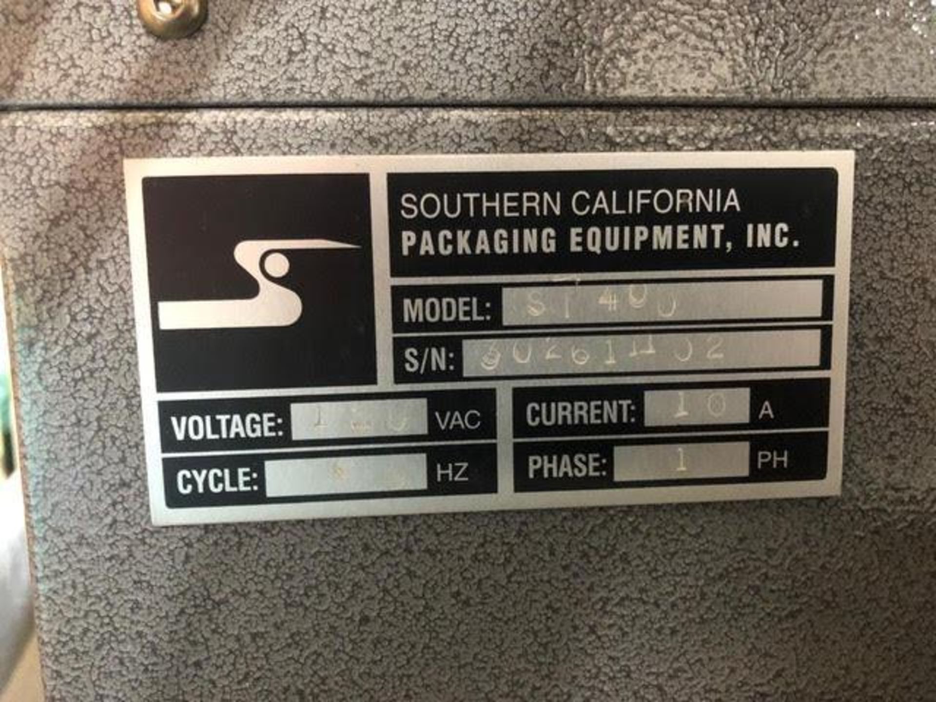 Southern California Packaging Equipment ST 400 Bottle Labeler - Image 3 of 3