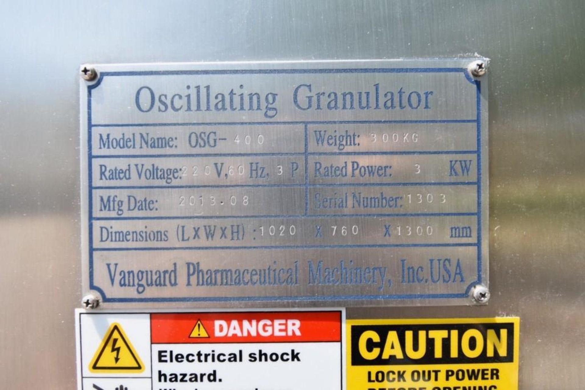 Vanguard Oscillating Granulator - Image 5 of 5