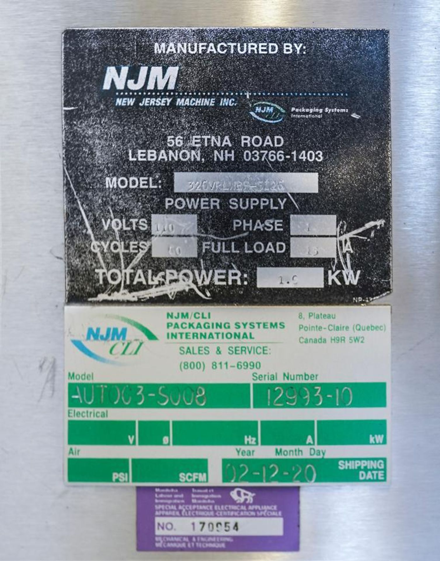 NJM Auto Colt III Labeler - Image 7 of 19