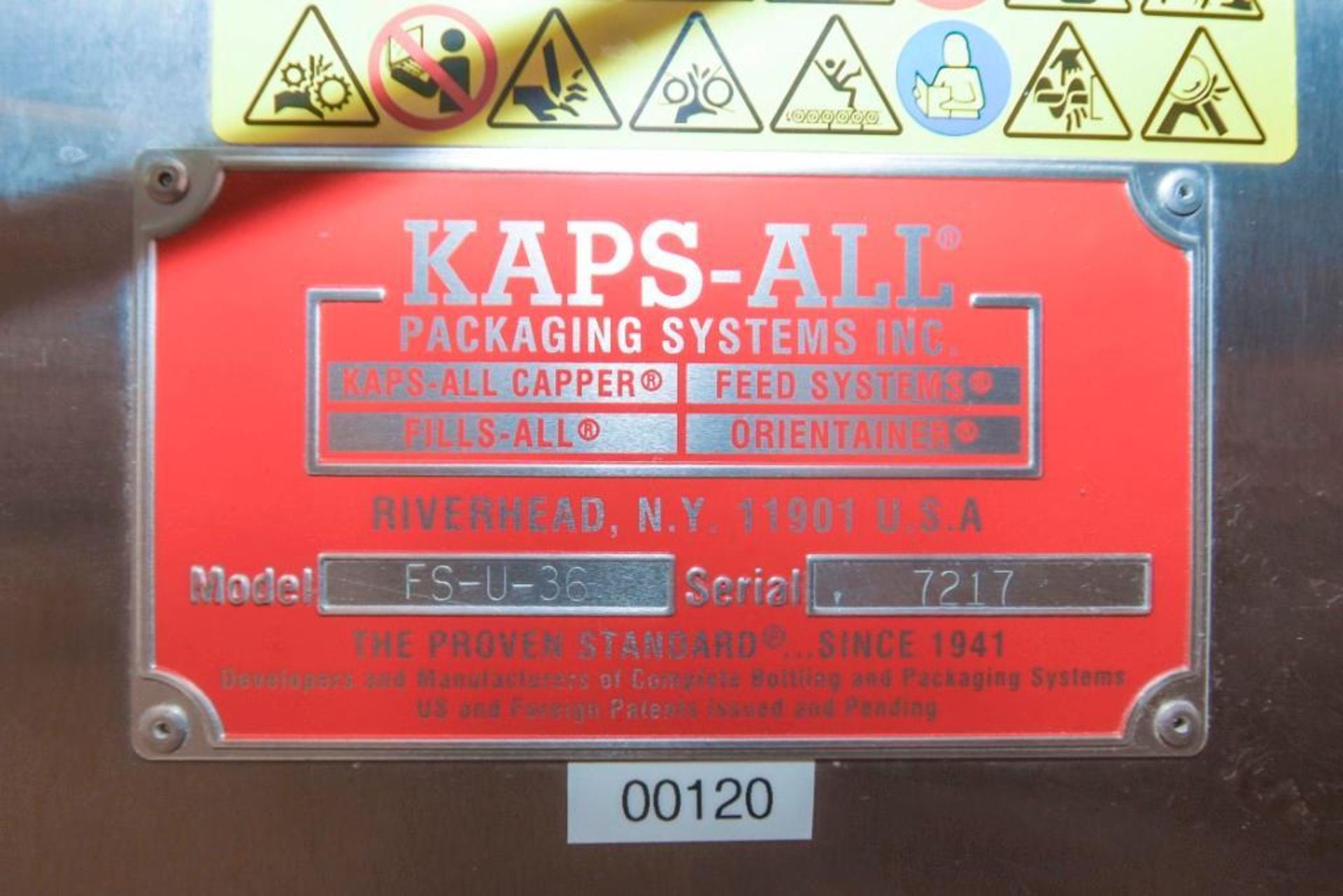 Kaps All Rotary Unscrambling Table - Image 3 of 3