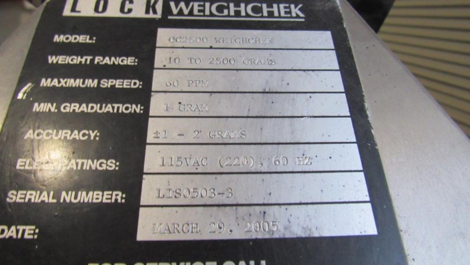 Lock Weight Check - Image 4 of 5