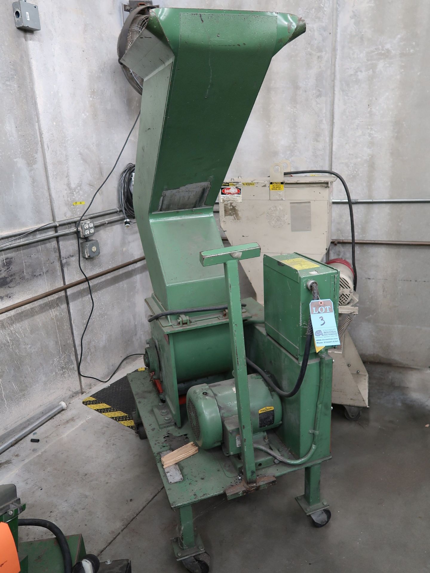 7.5 HP GRANUTEC MODEL 1212LPZ-7.5 GRANULATOR; S/N 206.4306