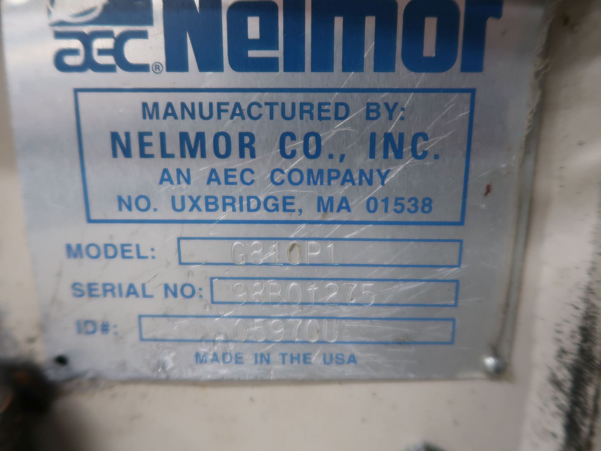 NELMORE MODEL G810P1 GRANULATOR; S/N 98B01275 - Image 5 of 5