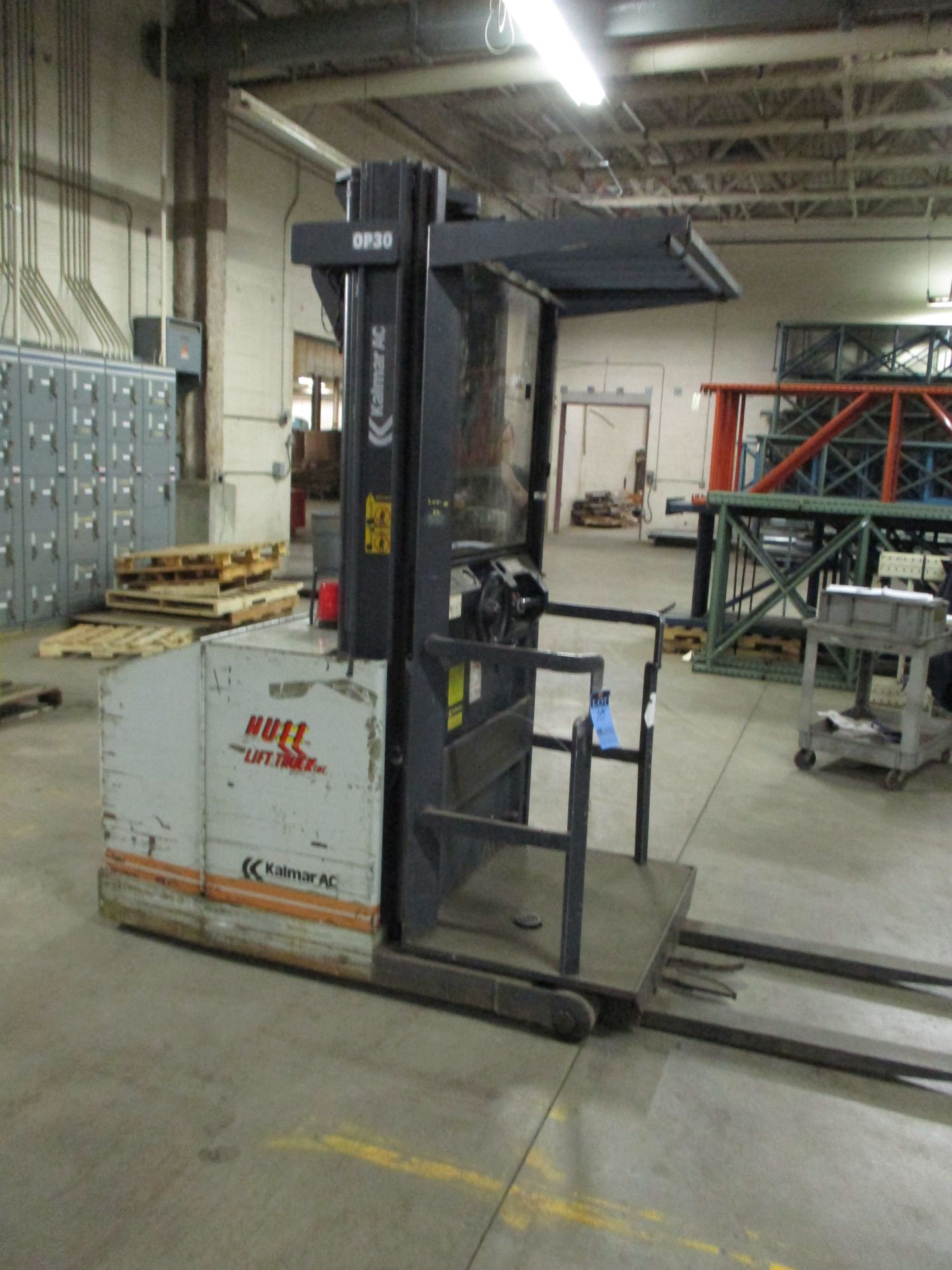 3,000 LB. KALMAN AC ELECTRIC ORDER PICKER; S/N K660240, 210" LIFT, 42" FORKS, 24 VOLT, 95" MAST - Image 4 of 6