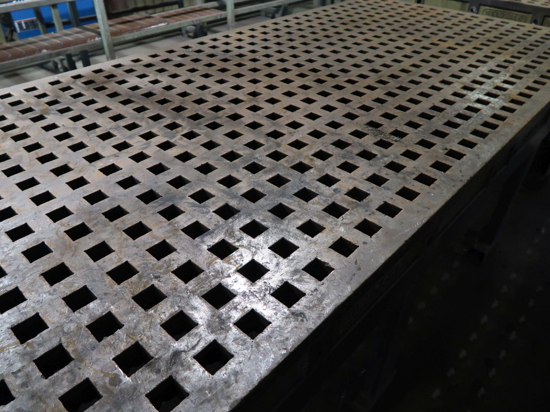 60" X 120" X 6" THICK X 36" HIGH WELDSALE ACORN STYLE WELDING TABLE - Image 2 of 2