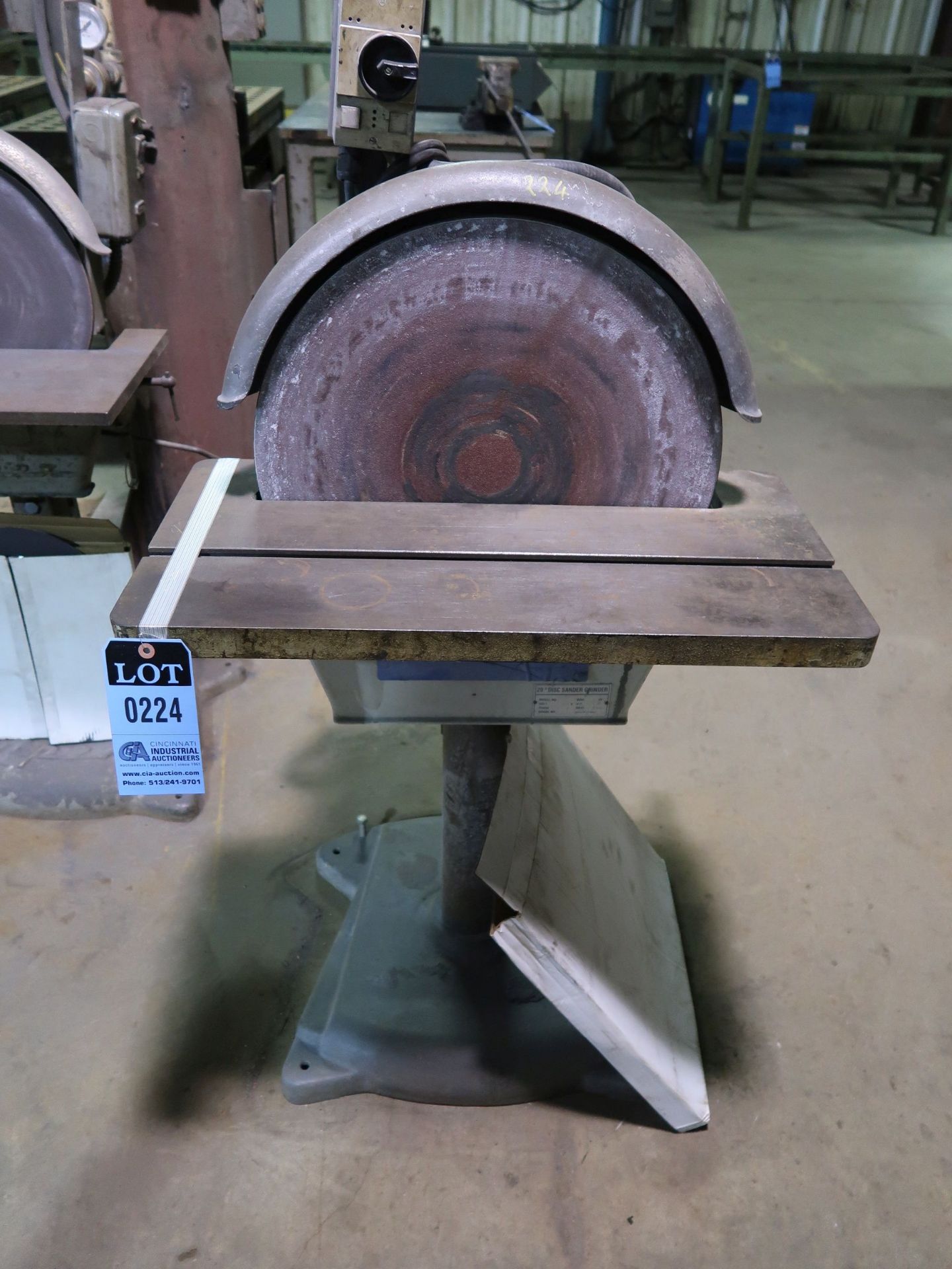 20" WILTON MODEL 4421-2 FLOOR DISC SANDER