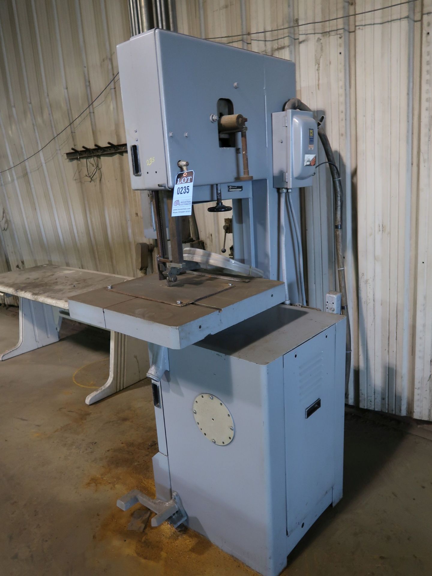 20" ROCKWELL MODEL 20 VARIABLE SPEED VERTICAL BAND SAW; s/n 1793658, WITH BLADE WELDER