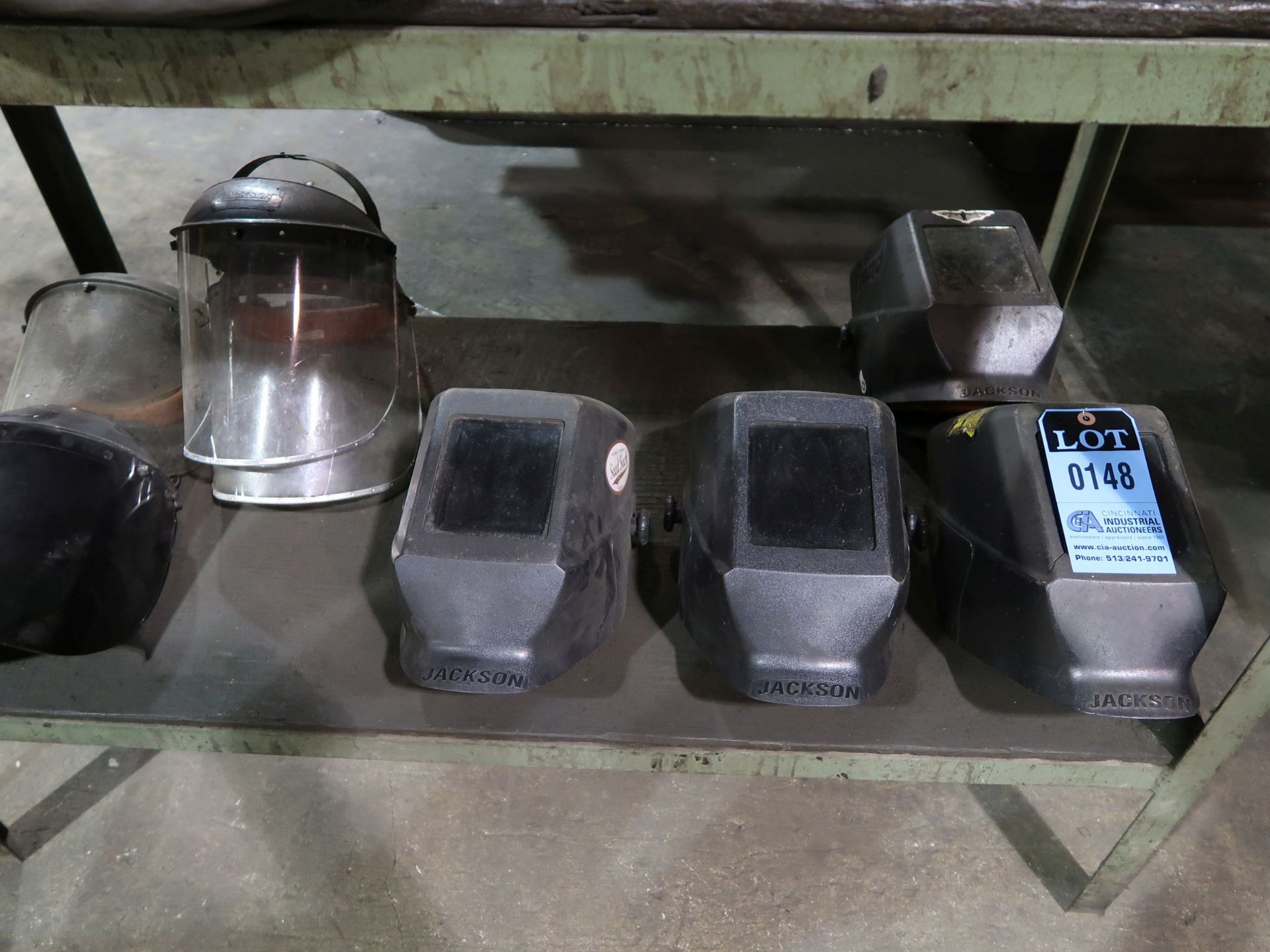 (LOT) WELDING HOODS AND FACE SHIELDS