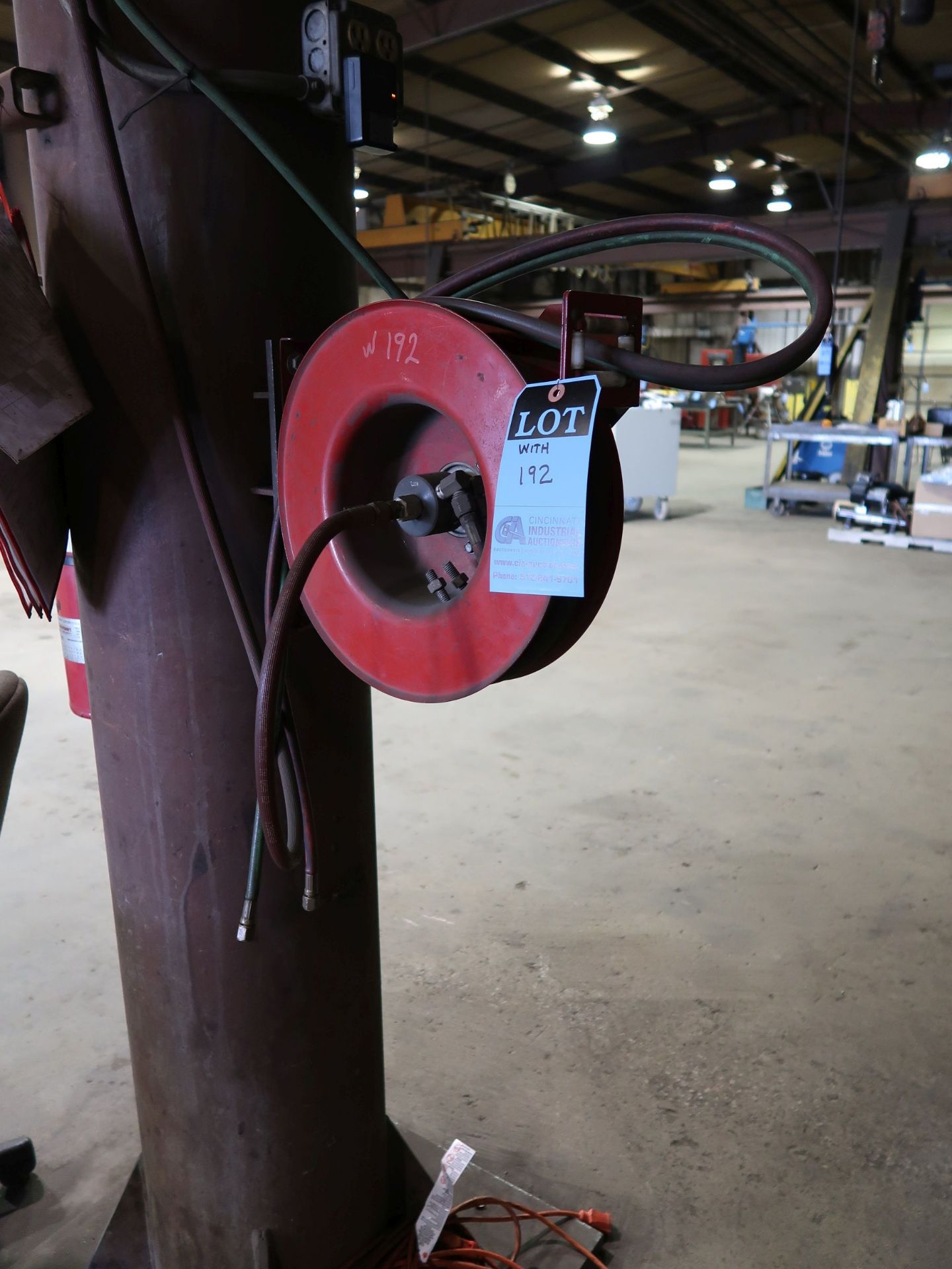 OXY-ACETYLENE STATIONS WITH TORCH, HOSES, GAGE AND HOSE REEL - Image 2 of 2