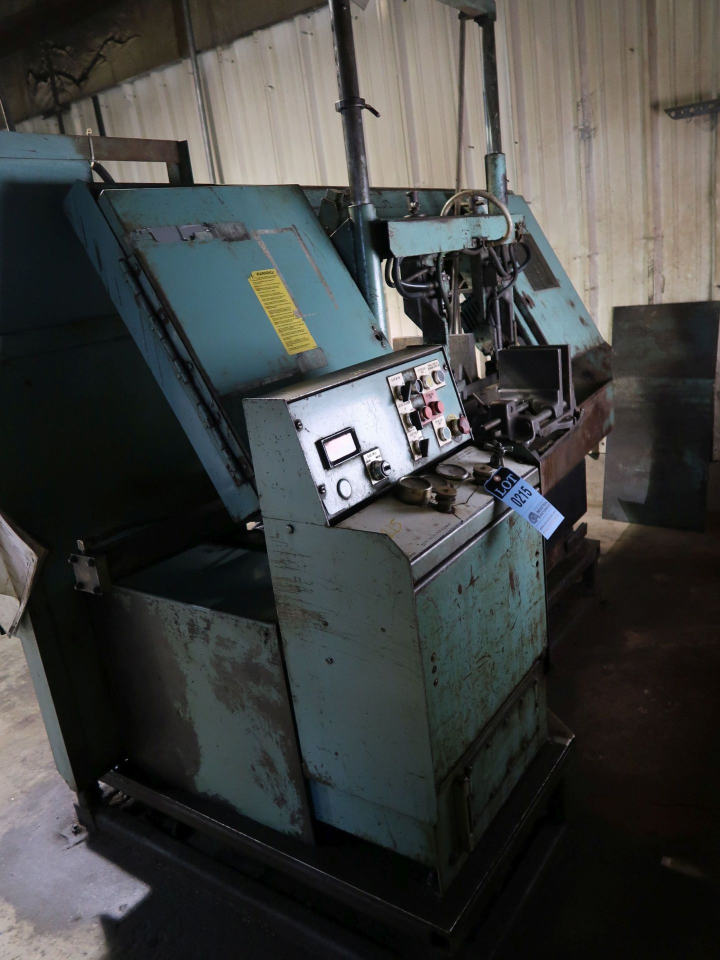 16" X 20" WF WELLS MODEL F-16-1 METAL CUTTING HORIZONTAL BAND SAW; S/N 314