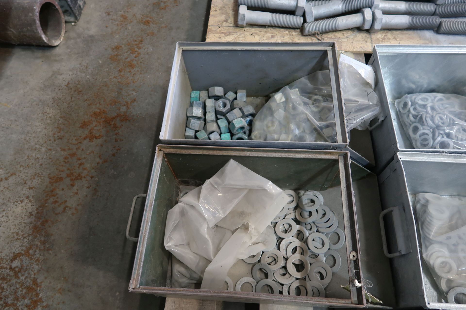SKID MISCELLANEOUS GALVANIZED TOWER COMPONENTS AND HARDWARE - Image 4 of 4