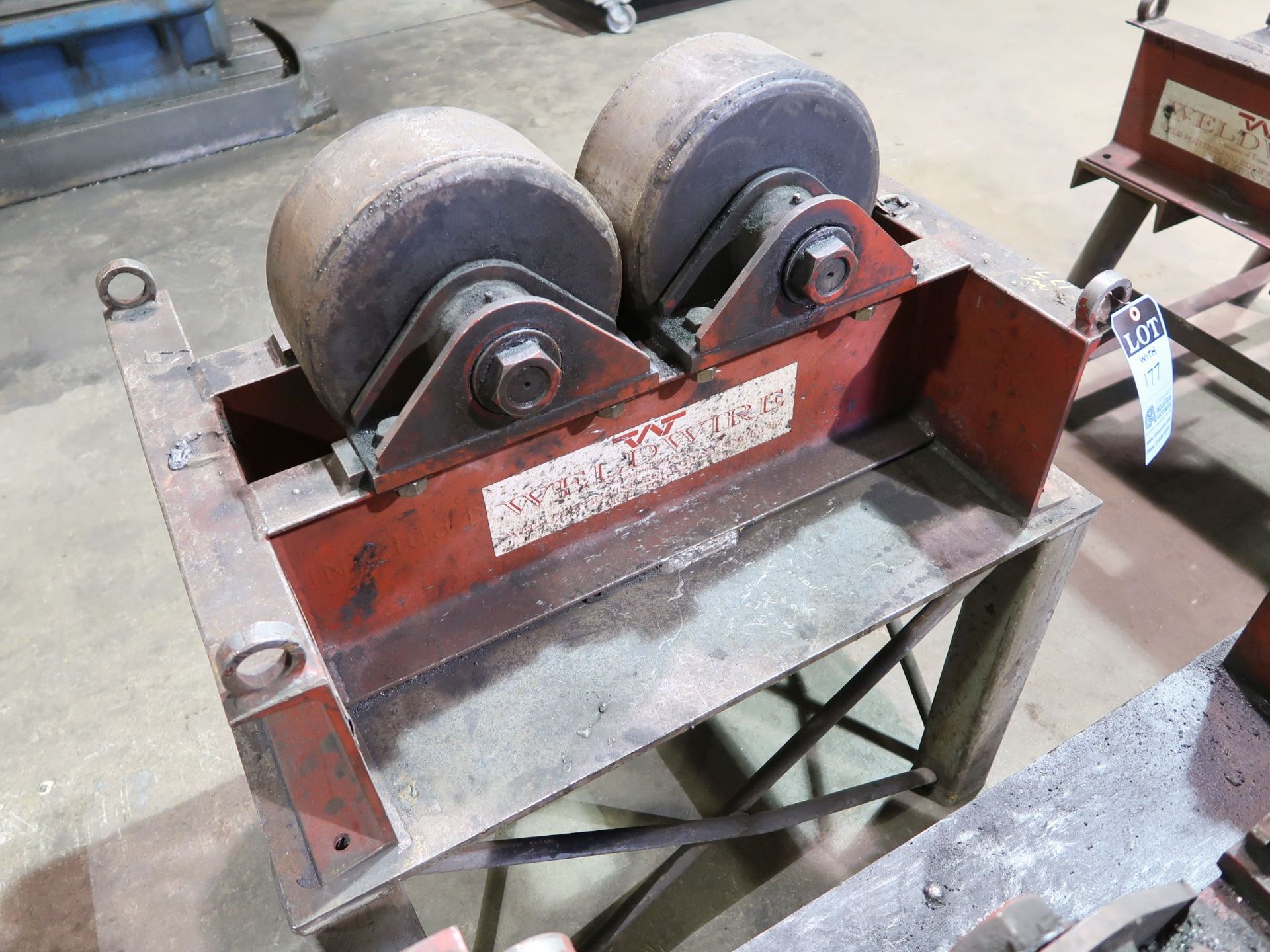 5 TON CAPACITY WELDWIRE MODEL WWRD-10SF POWER TURNING ROLL; S/N 1099657 WITH IDLER; S/N 1099659 - Image 4 of 4