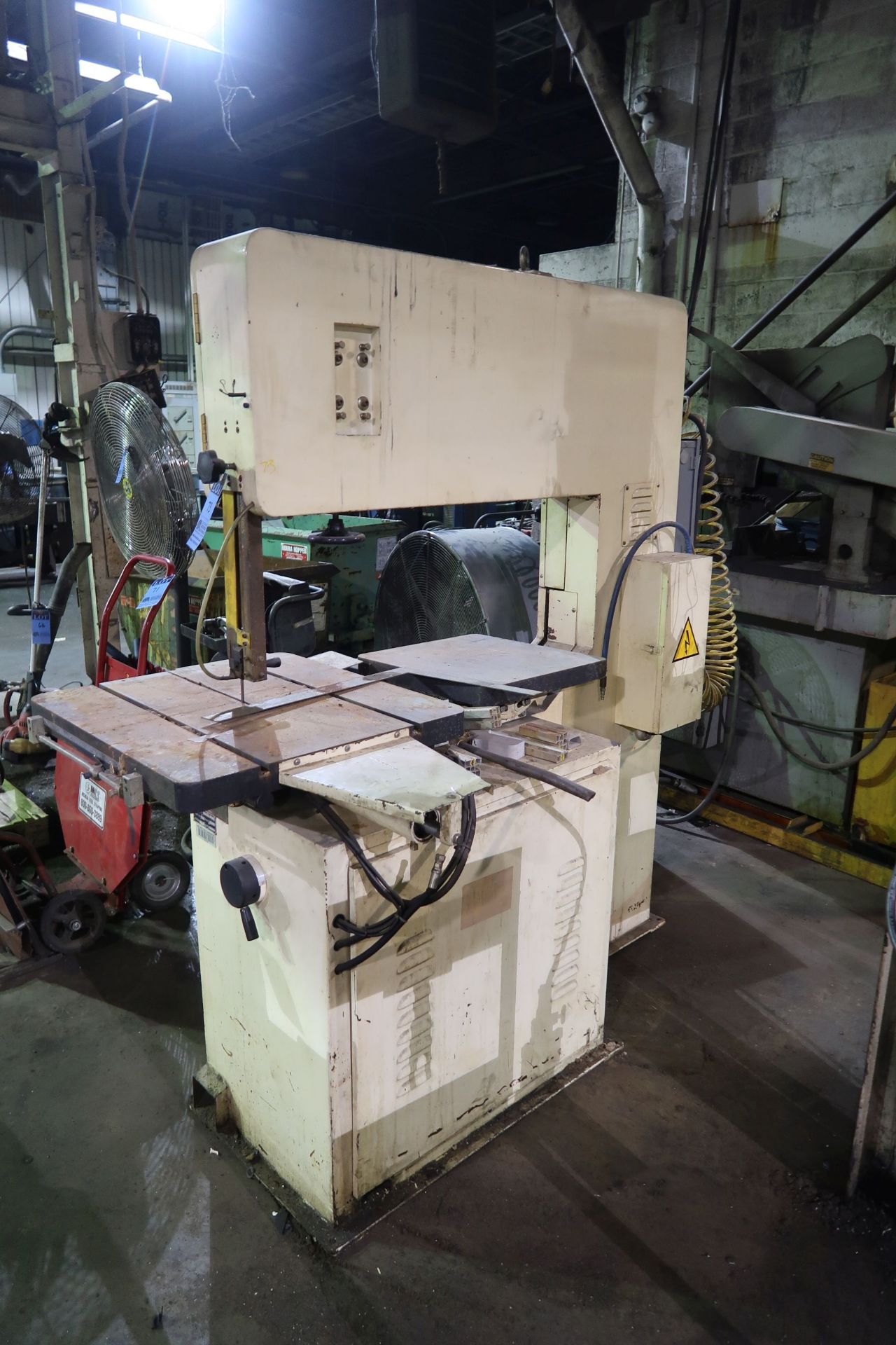 40" BIRMINGHAM MODEL KV-100A BAND SAW WITH BLADE WELDER - Image 2 of 5