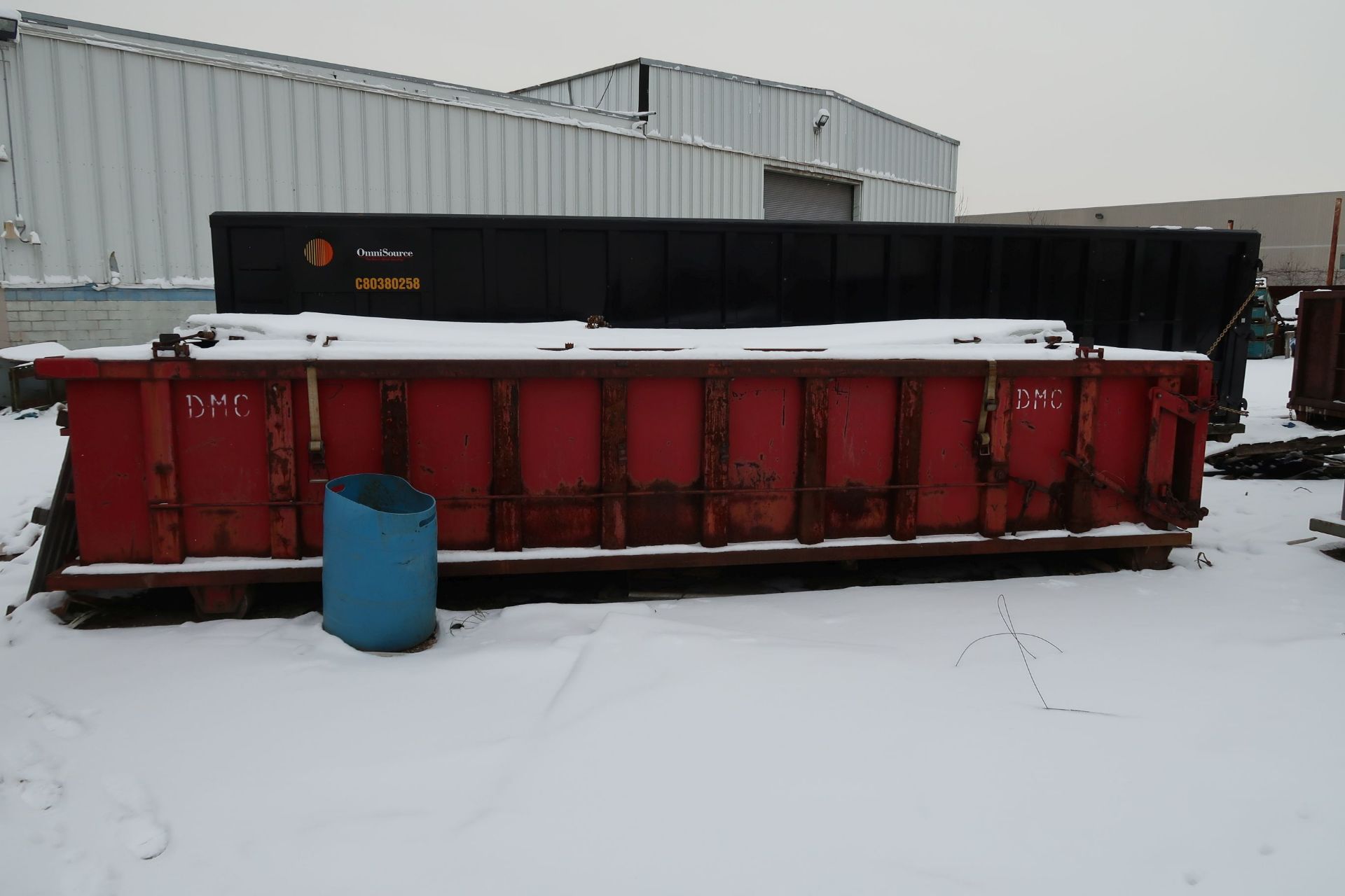 25 YARD CLOSE TOP ROLL OFF CONTAINER, 22' X 8' X 4' - Image 3 of 3