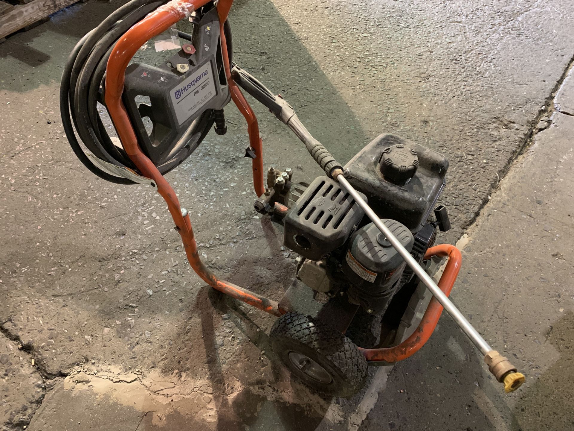 HUSQVARNA MODEL PW3200 GAS POWERED PRESSURE WASHER **LOCATED AT 111 W. WESTCOTT WAY**