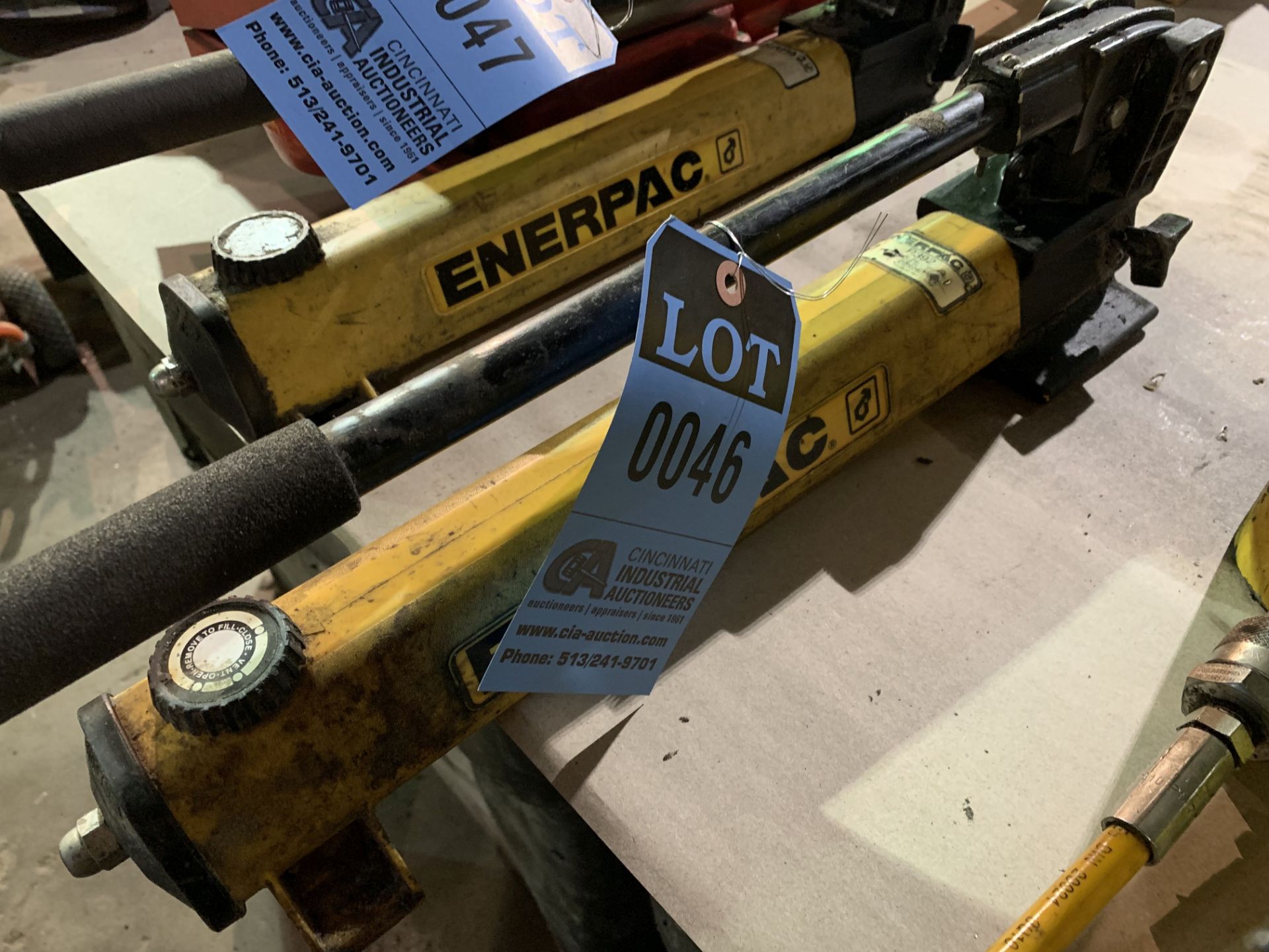 ENERPAC P392 HAND PUMP **LOCATED AT 111 W. WESTCOTT WAY**