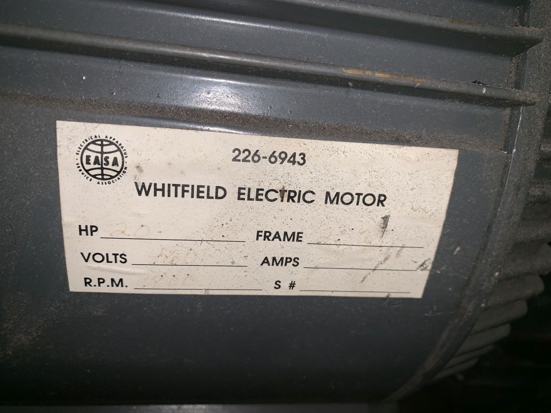 10 HP MOTOR - NEW **LOCATED AT 111 W. WESTCOTT WAY** - Image 3 of 3