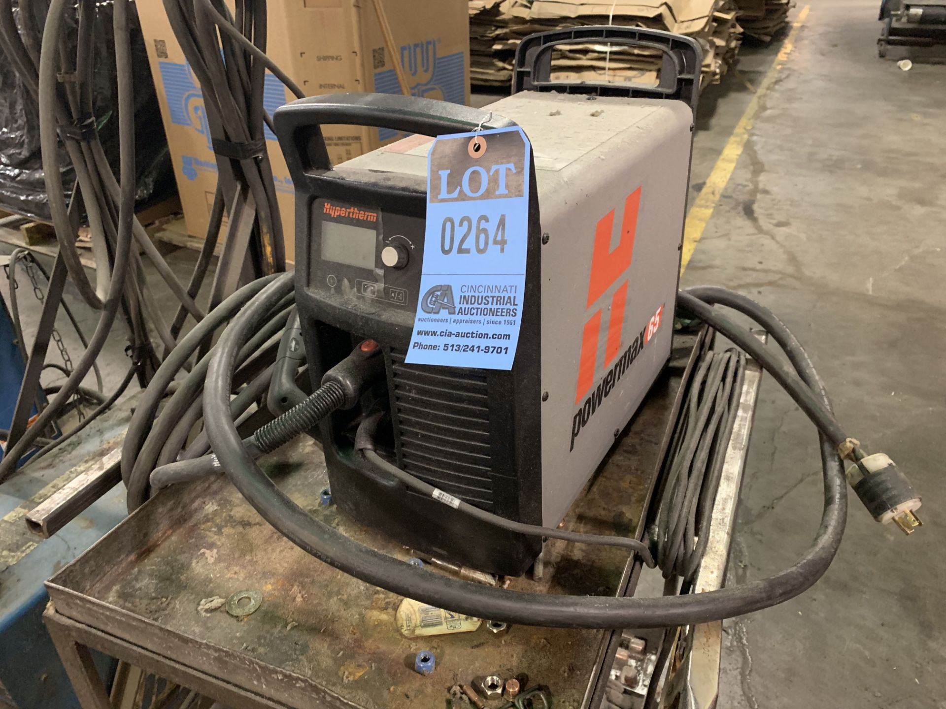 HYPERTHERM POWER MAX 65 PLASMA CUTTER **LOCATED AT 1711 KIMBERLY PARK DRIVE**