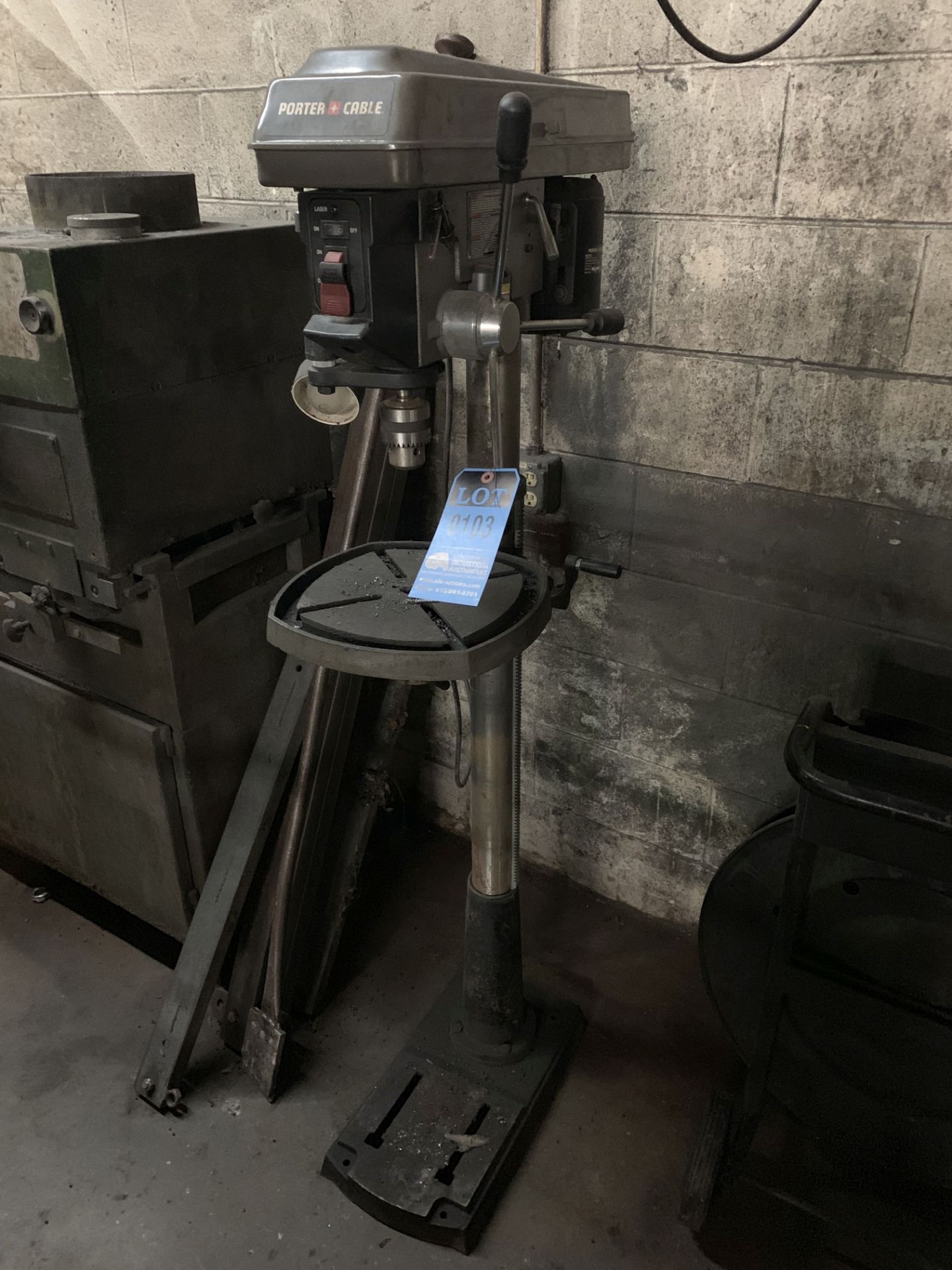 16" PORTER CABLE FLOOR DRILL **LOCATED AT 111 W. WESTCOTT WAY**