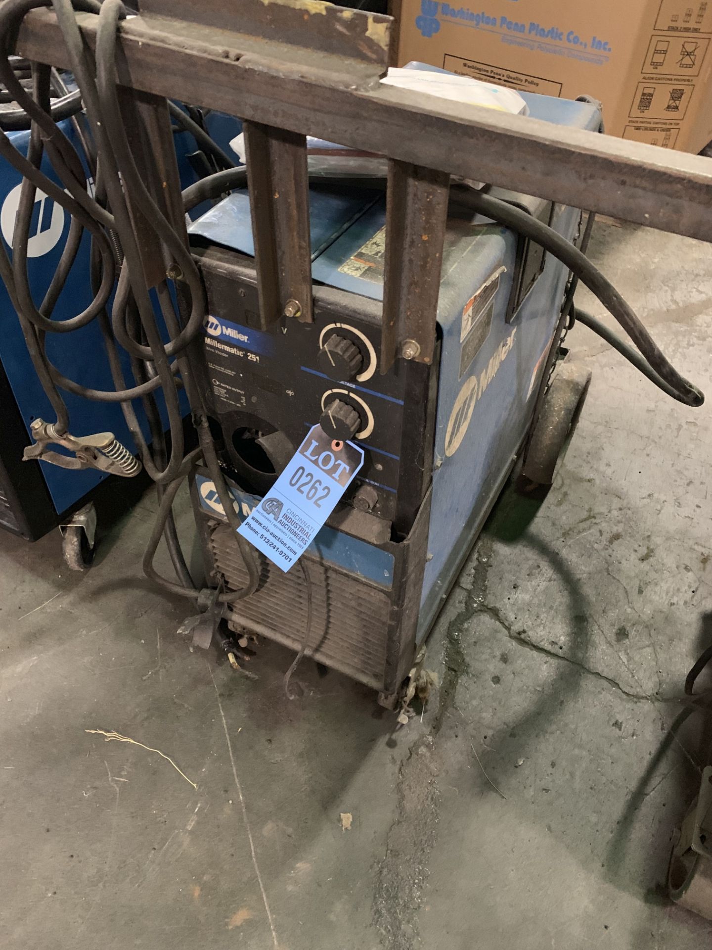 200 AMP MILLER MILLERMATIC 251 MIG WELDER - NO GUN **LOCATED AT 1711 KIMBERLY PARK DRIVE**