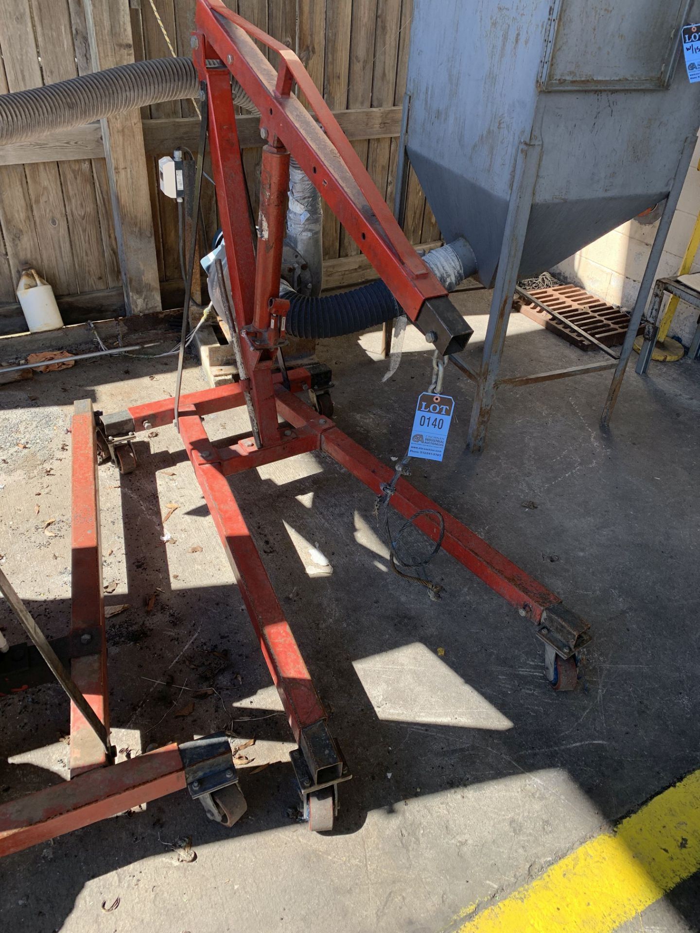 2 TON NAPA HYDRAULIC SHOP CRANE **LOCATED AT 111 W. WESTCOTT WAY**